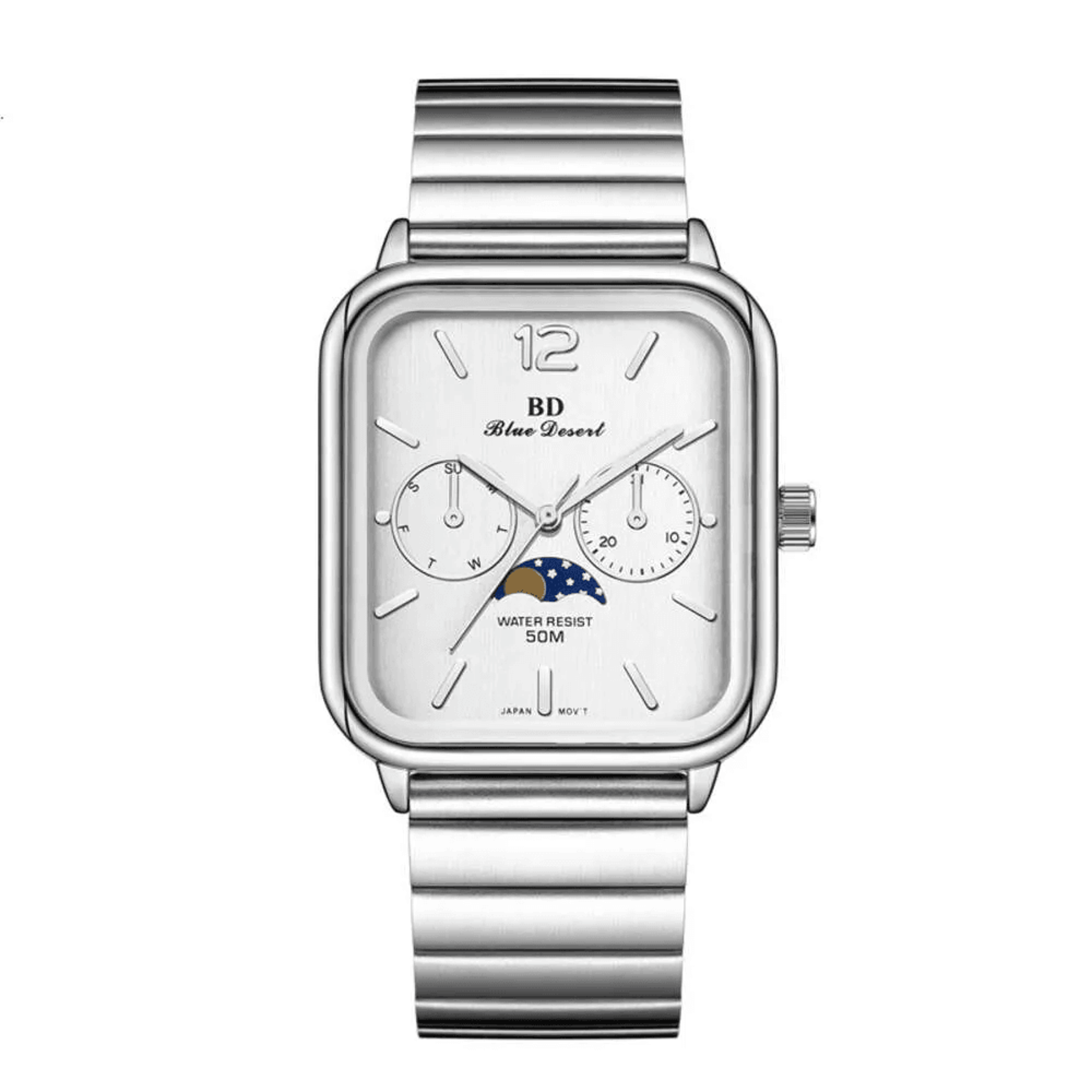 cassia square women quartz watch waterproof steel dress watch