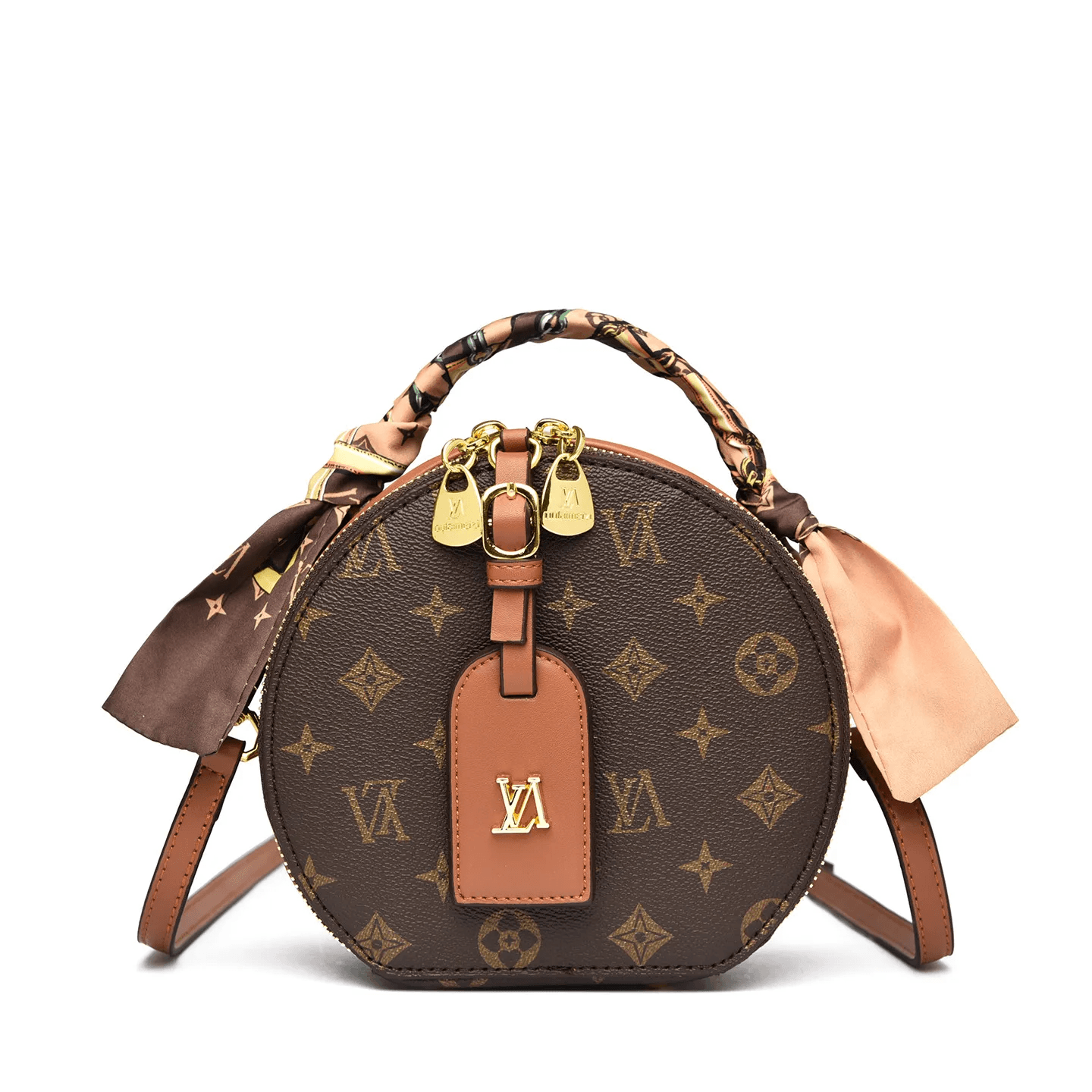 retro round crossbody bag for women small messenger shoulder purse