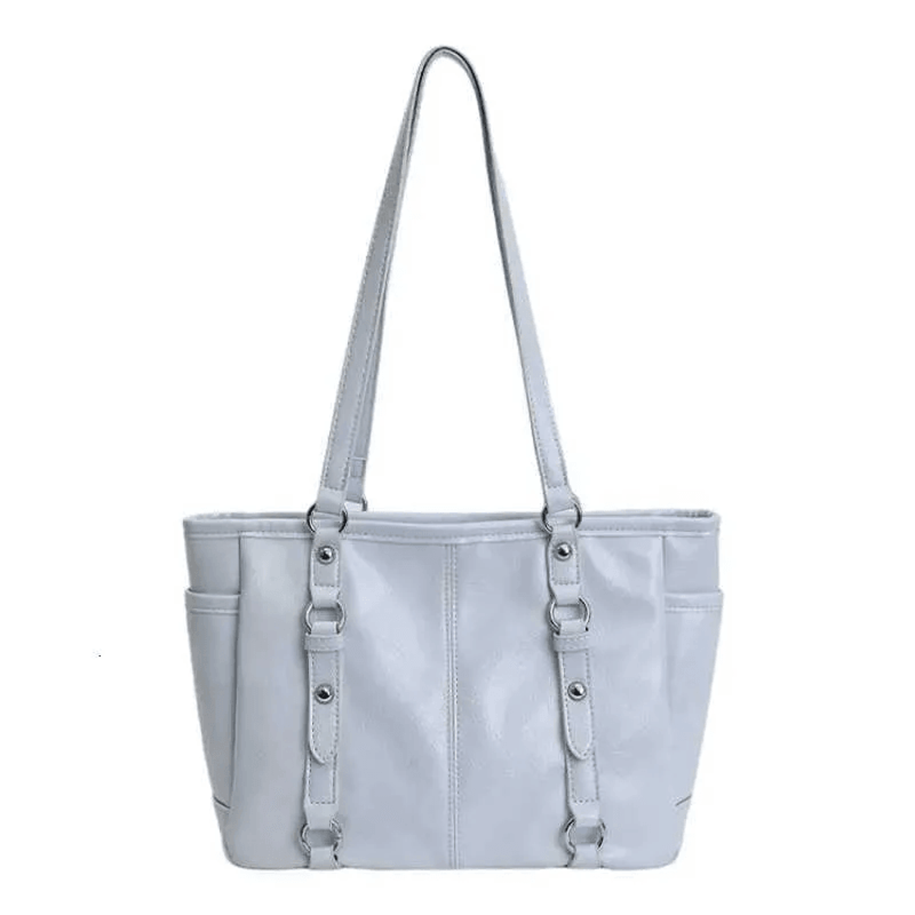 pastel multi pocket womens shoulder tote bag for everyday carry