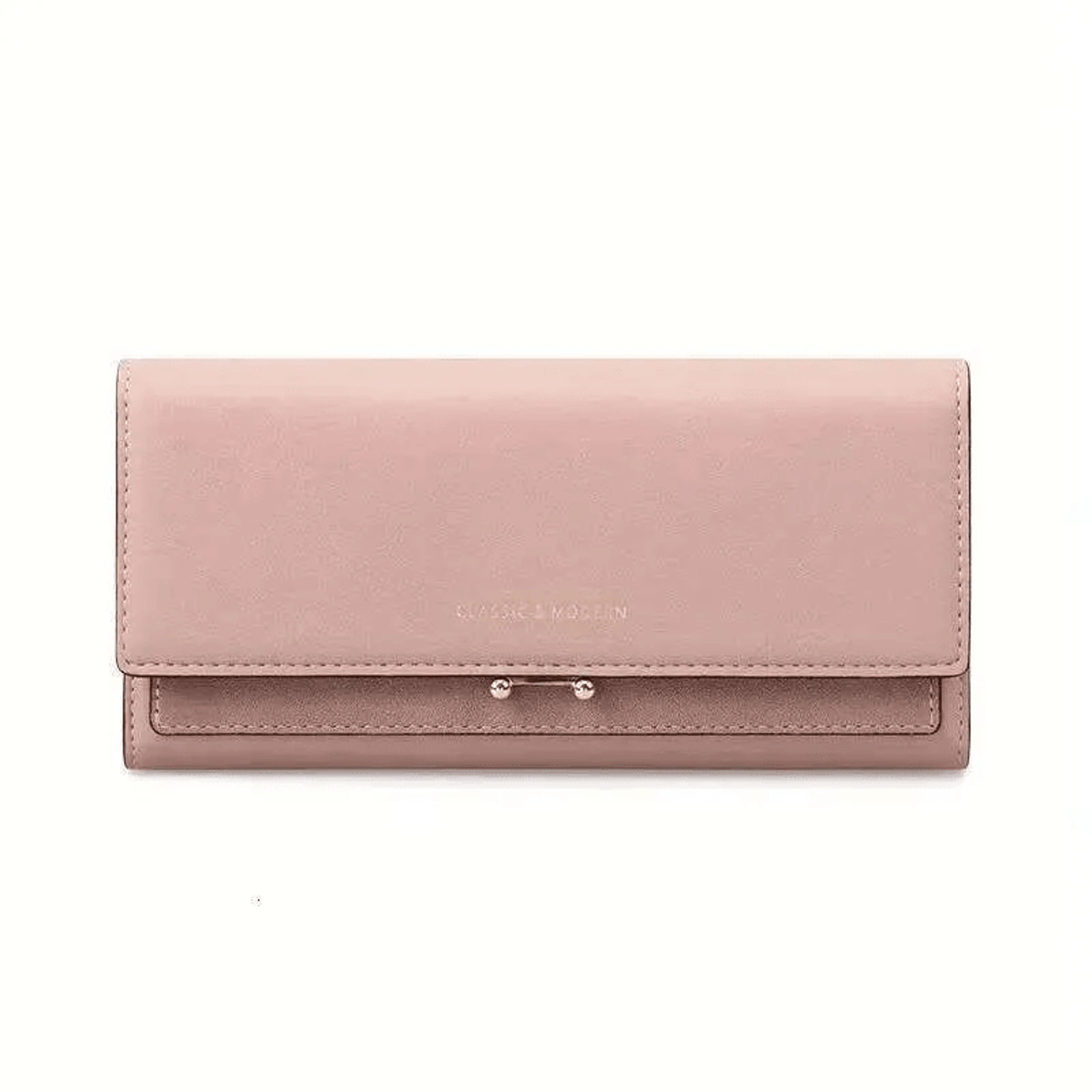 women pu leather long wallet clutch phone purse with card holder