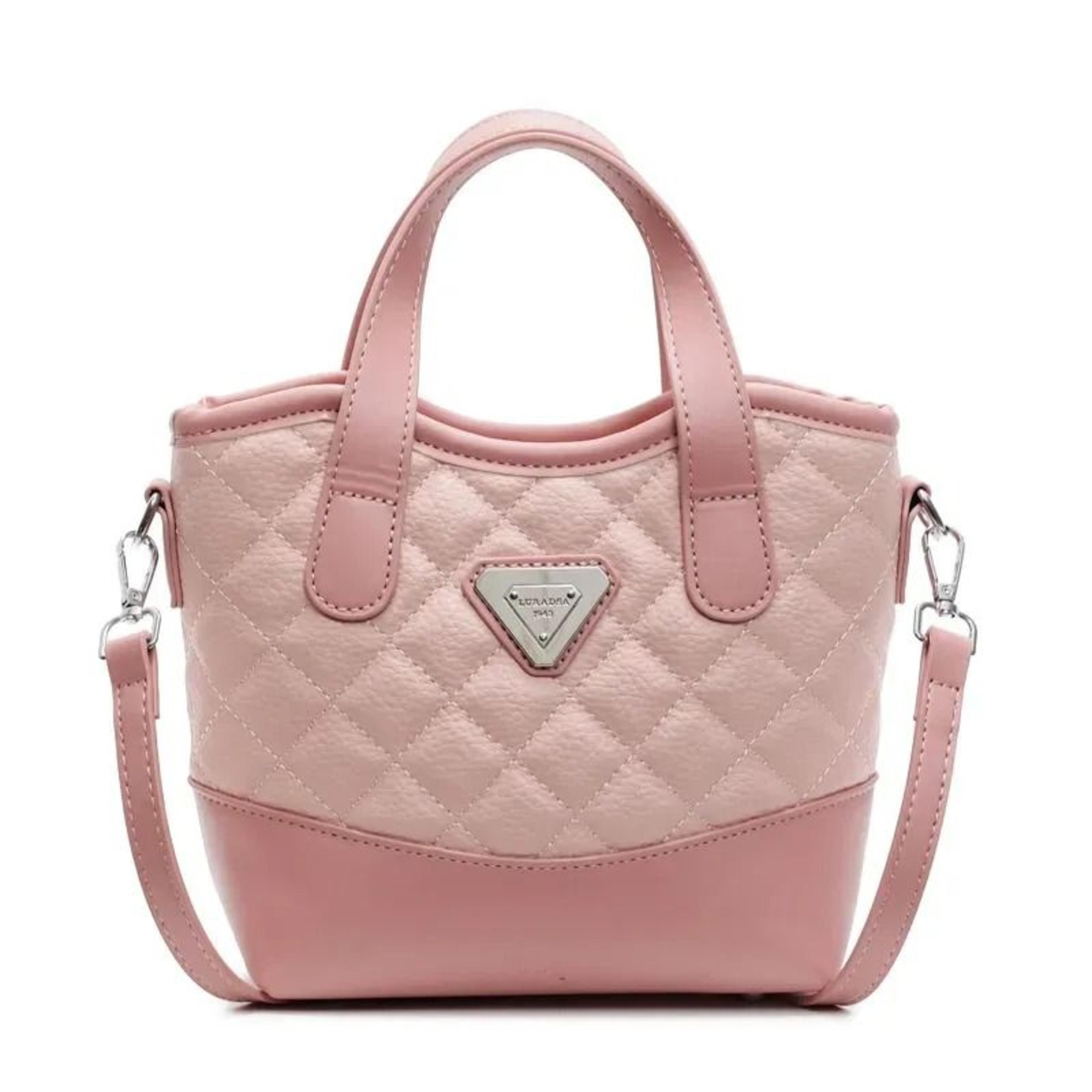 grid bucket crossbody bag textured shoulder purse for everyday use
