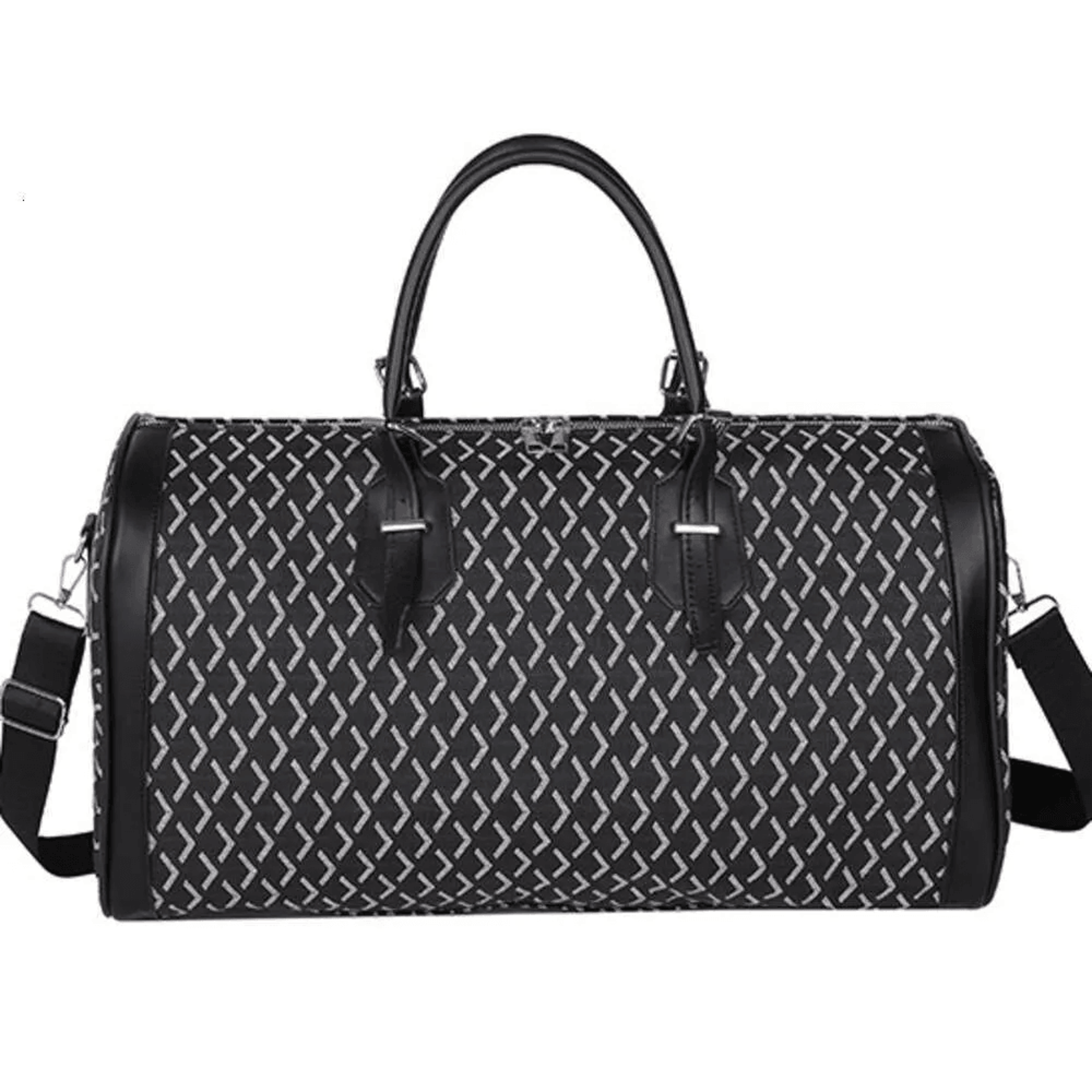 pink pu crossbody duffle bag large capacity weekender travel