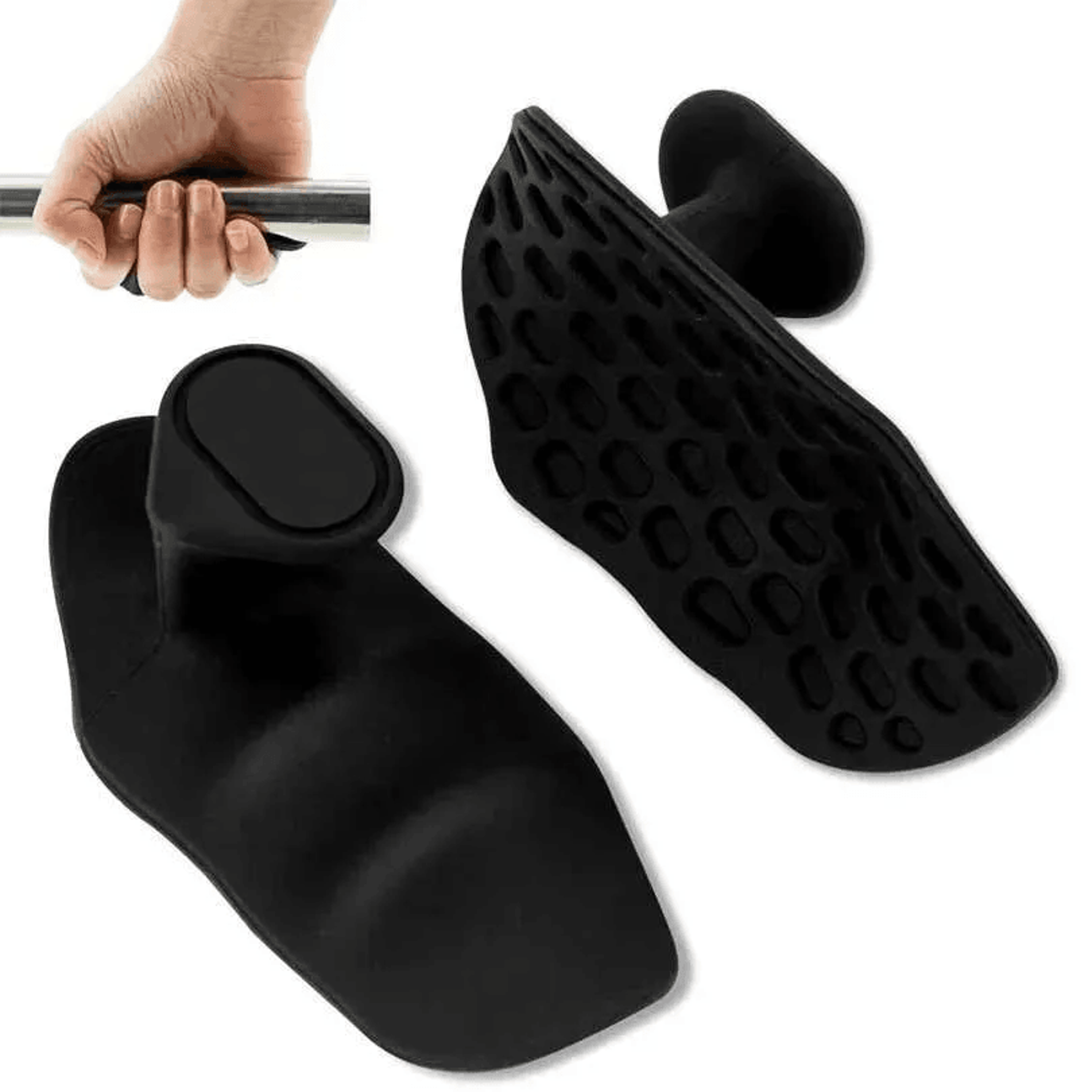 silicone pull up grips anti slip palm protection weightlifting hand grips