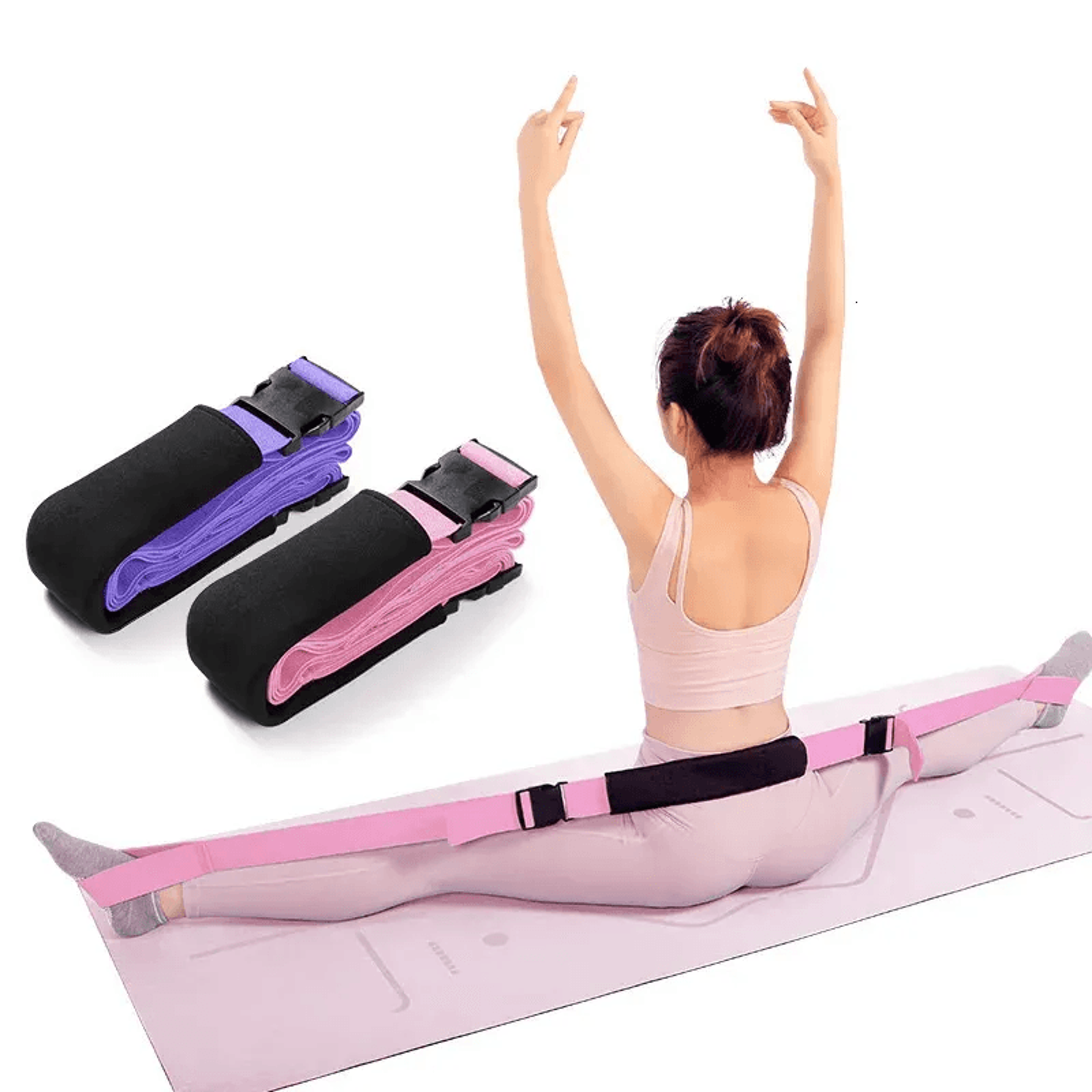 yoga pilates flexibility strap for adults and kids