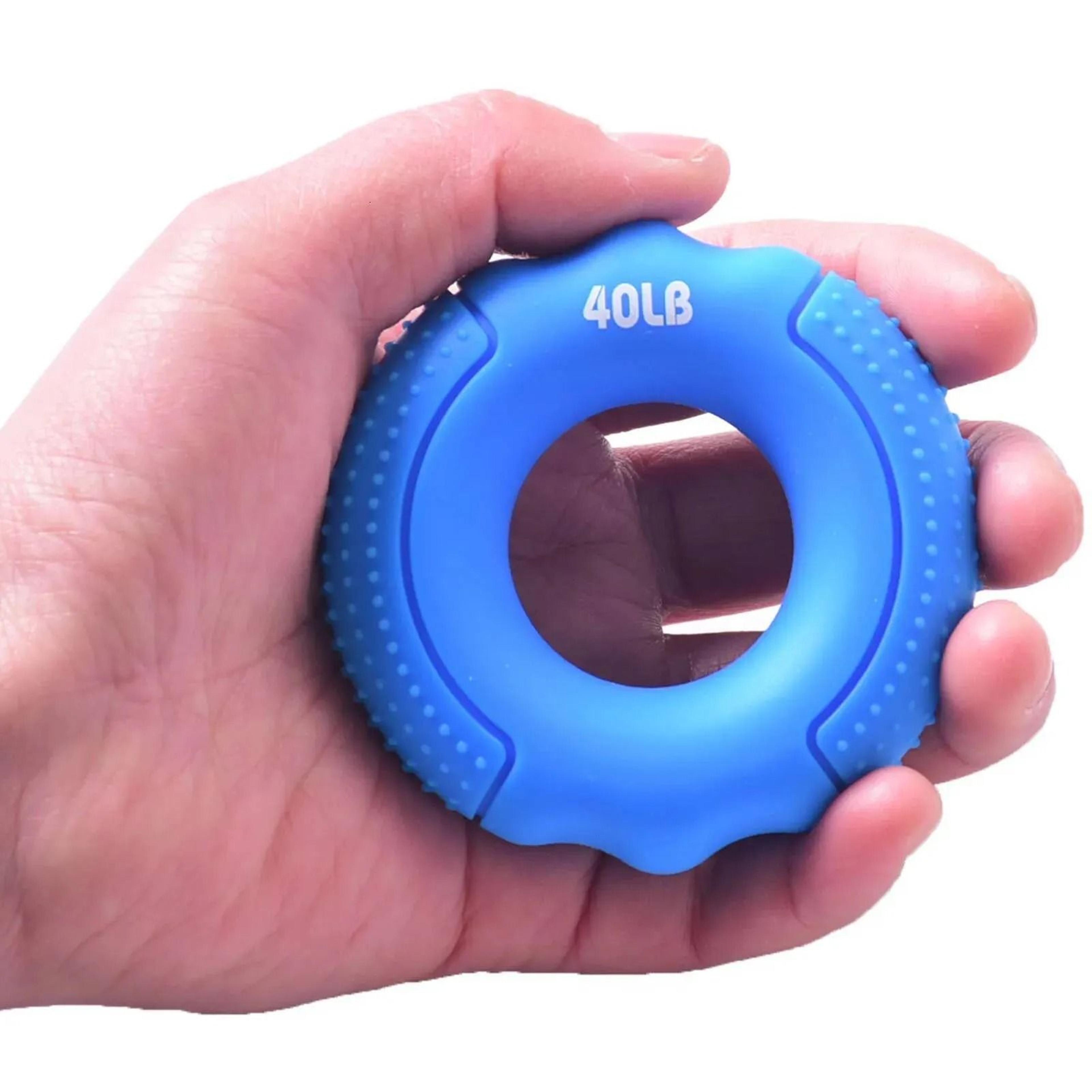 silicone grip ring finger exerciser for hand wrist forearm training