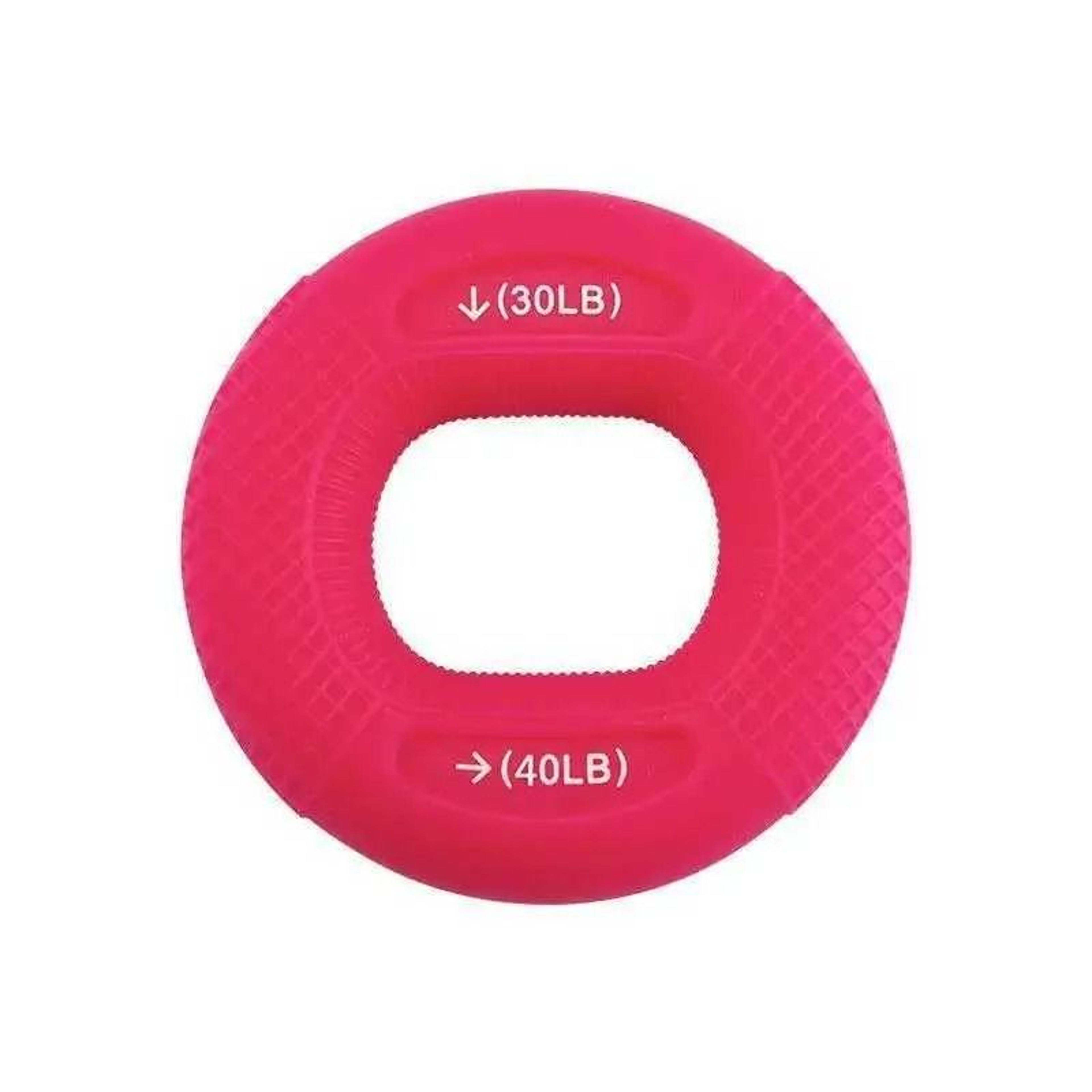 silicone grip strength trainer ring hand and forearm exerciser