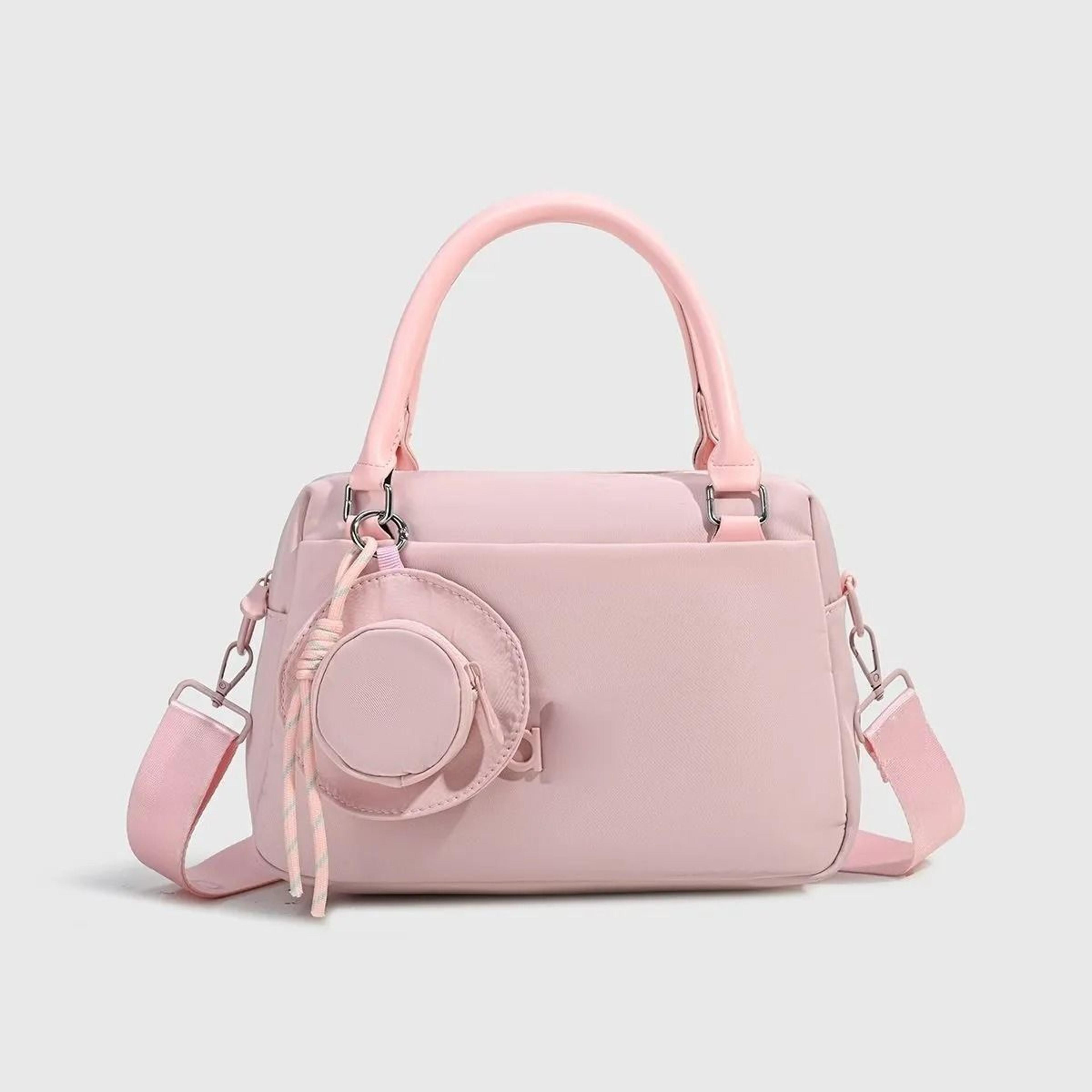 compact weatherproof travel shoulder bag with compartments