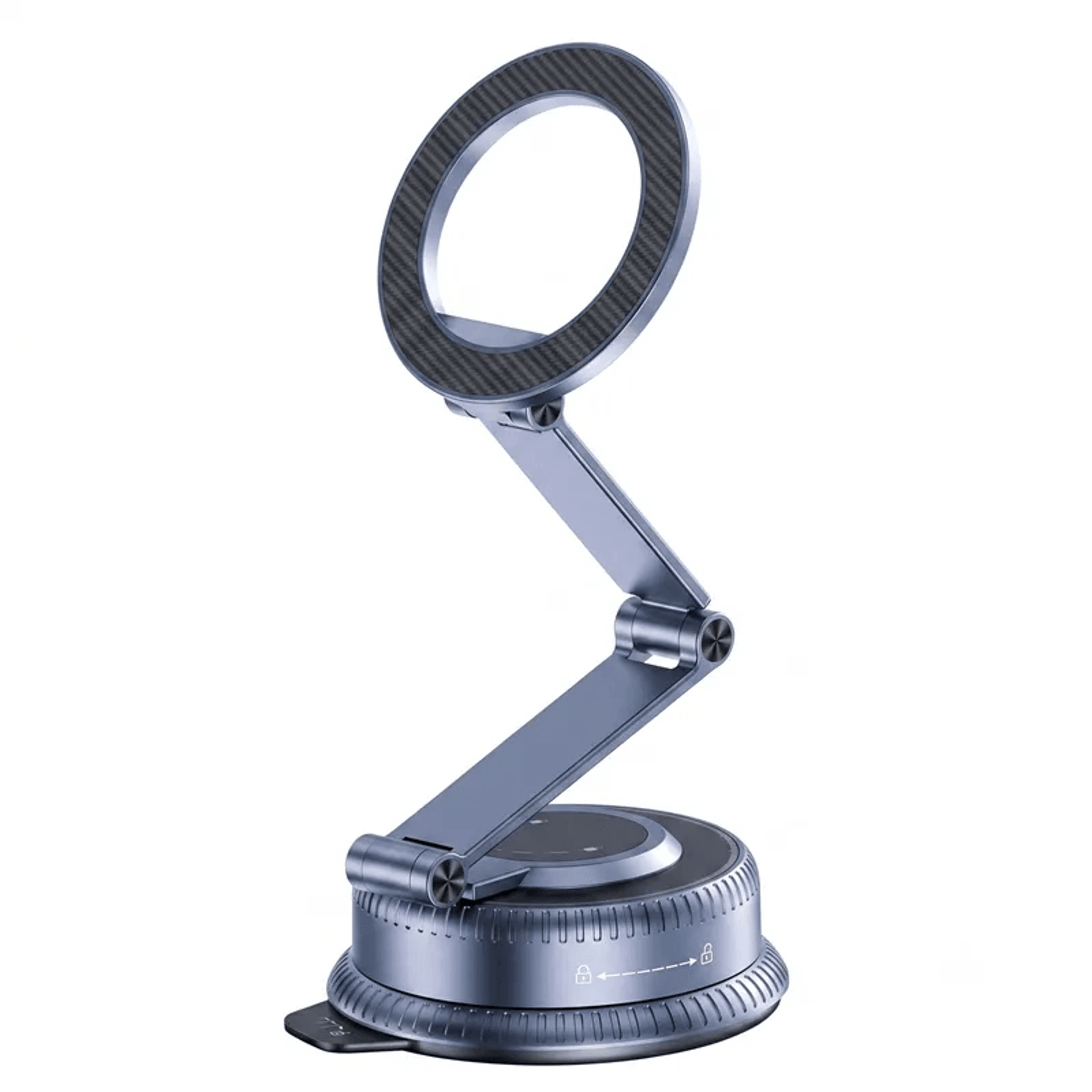 magnetic car phone mount long arm vacuum suction holder
