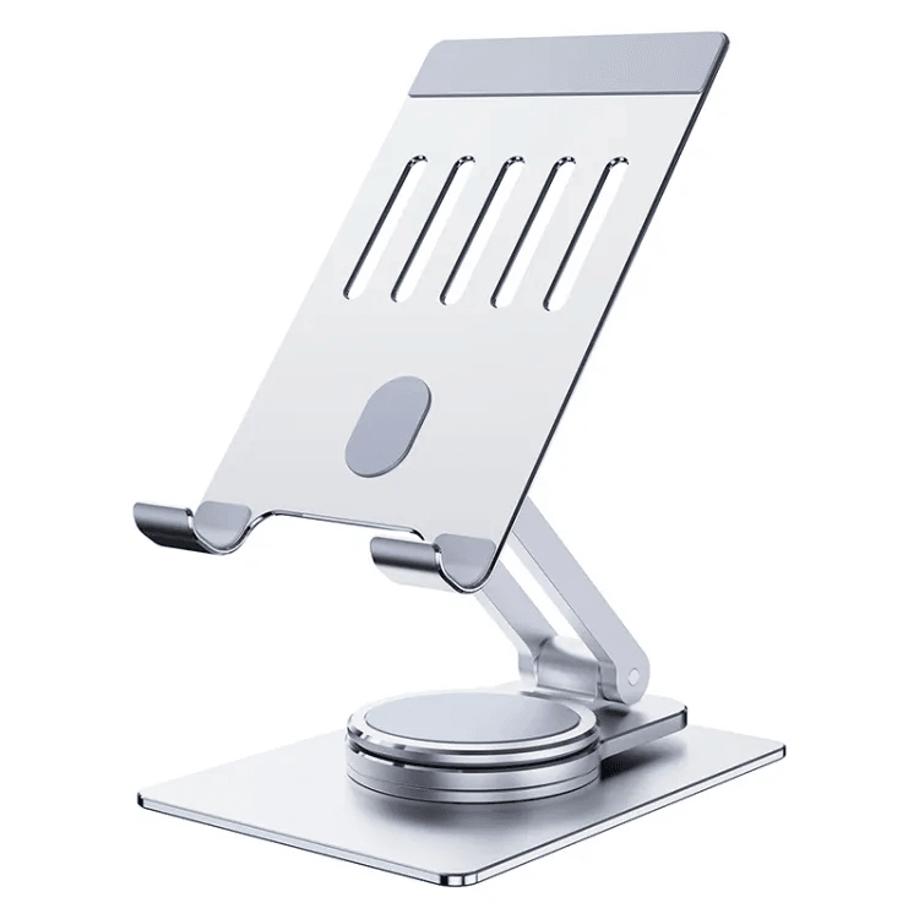 rotating folding phone holder aluminum alloy adjustable desk tablet stand