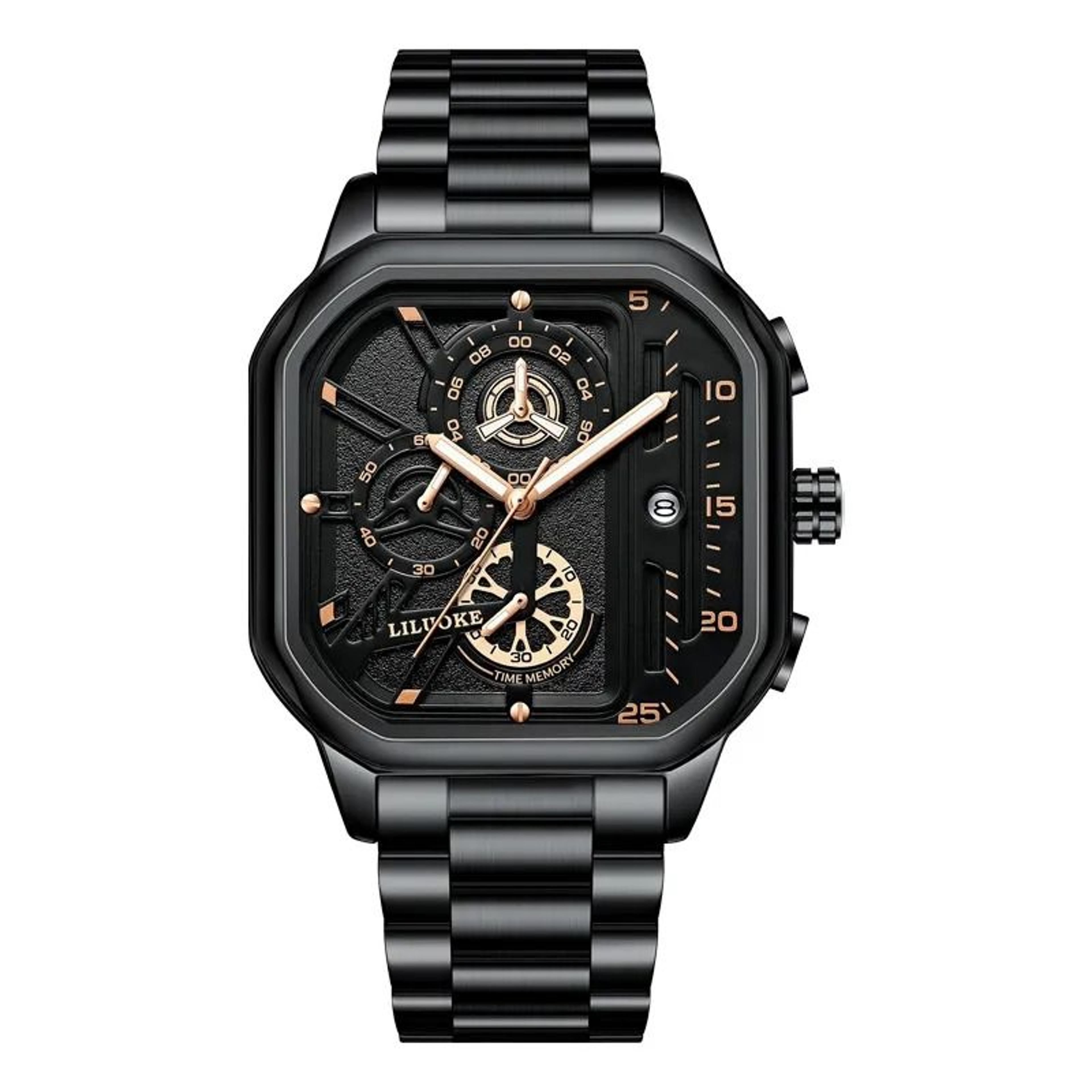 luxury mens quartz watch waterproof luminous wristwatch