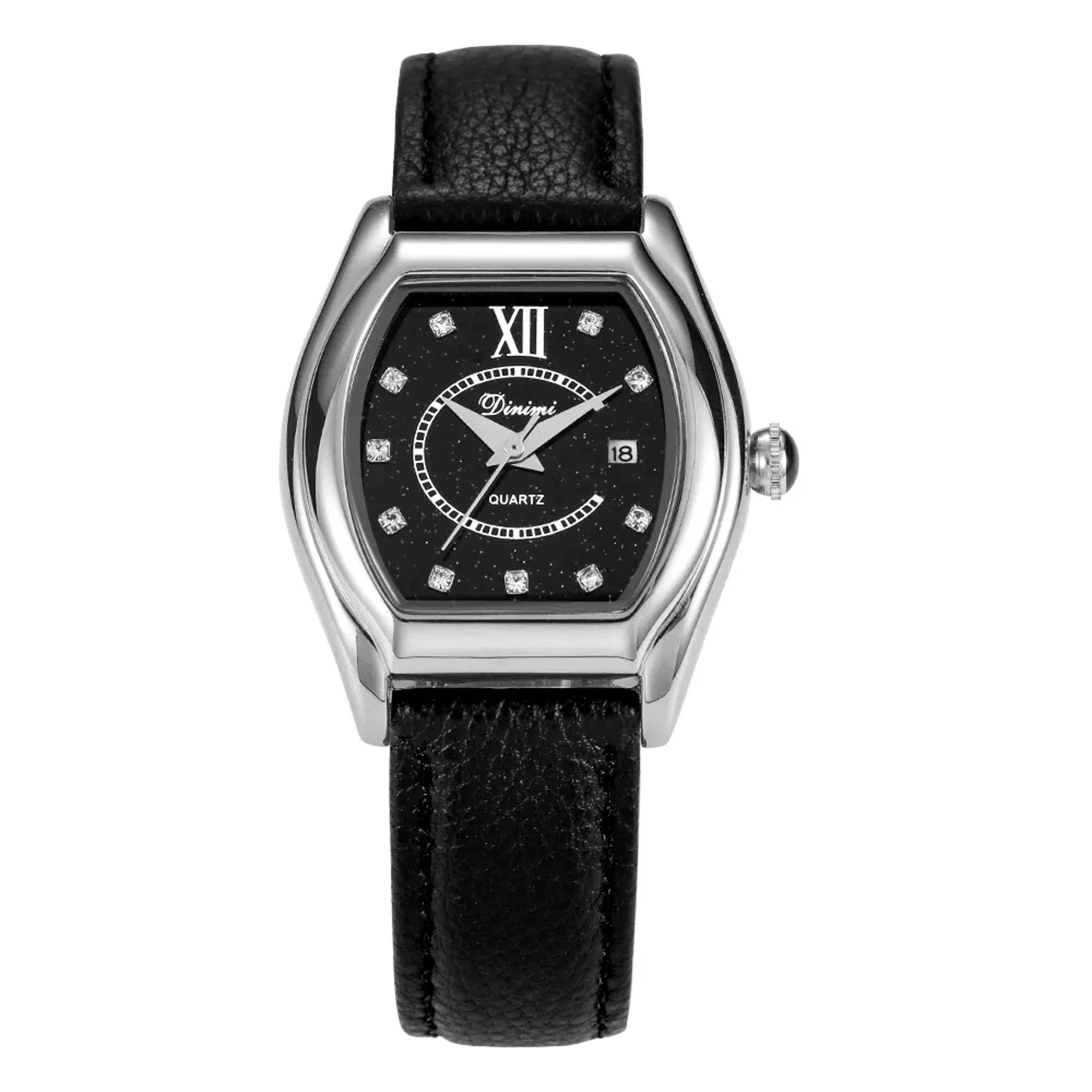 starry sky barrel quartz watch for women elegant luxury wristwatch