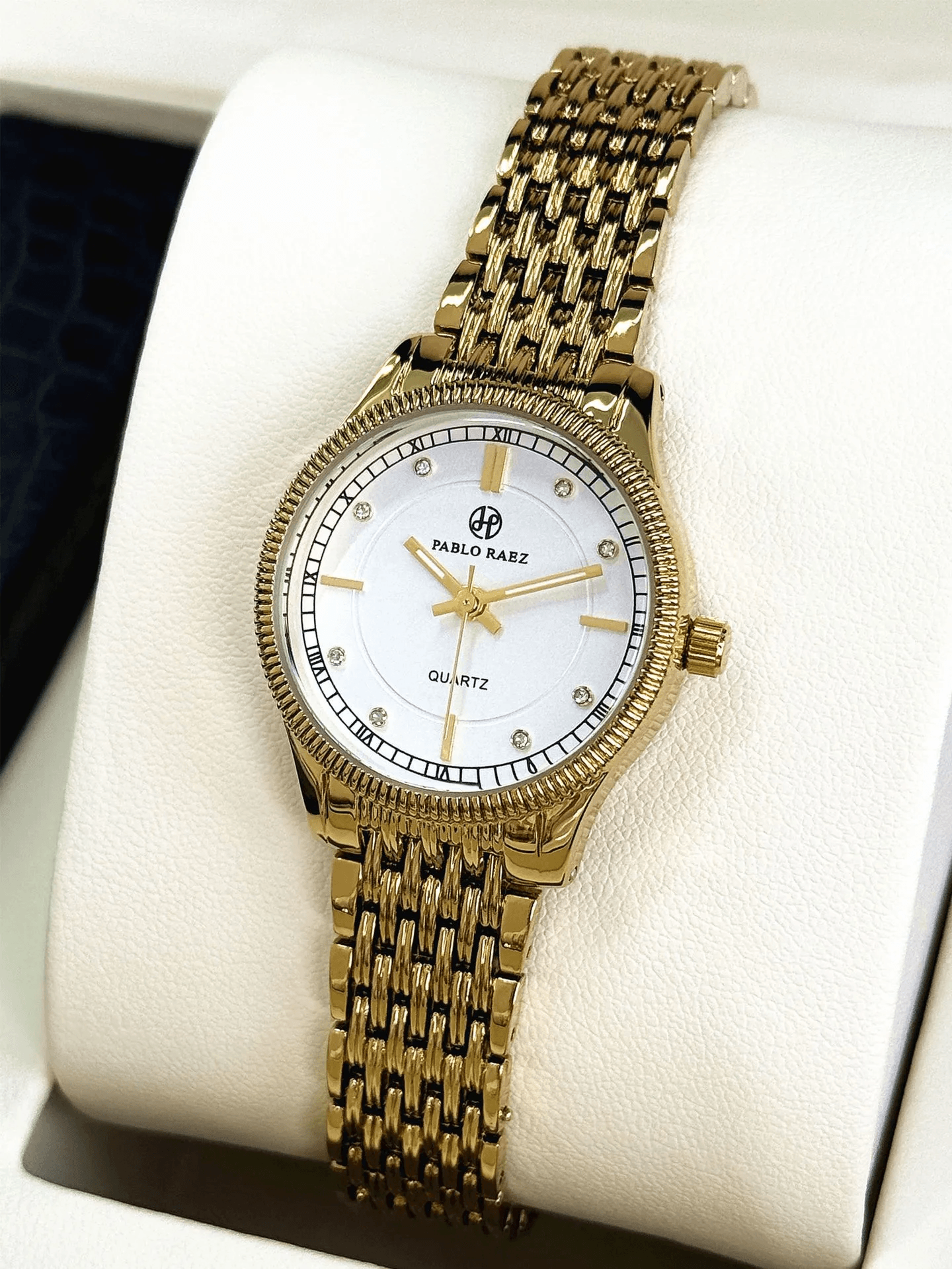 women gold watch waterproof quartz chain bracelet watch
