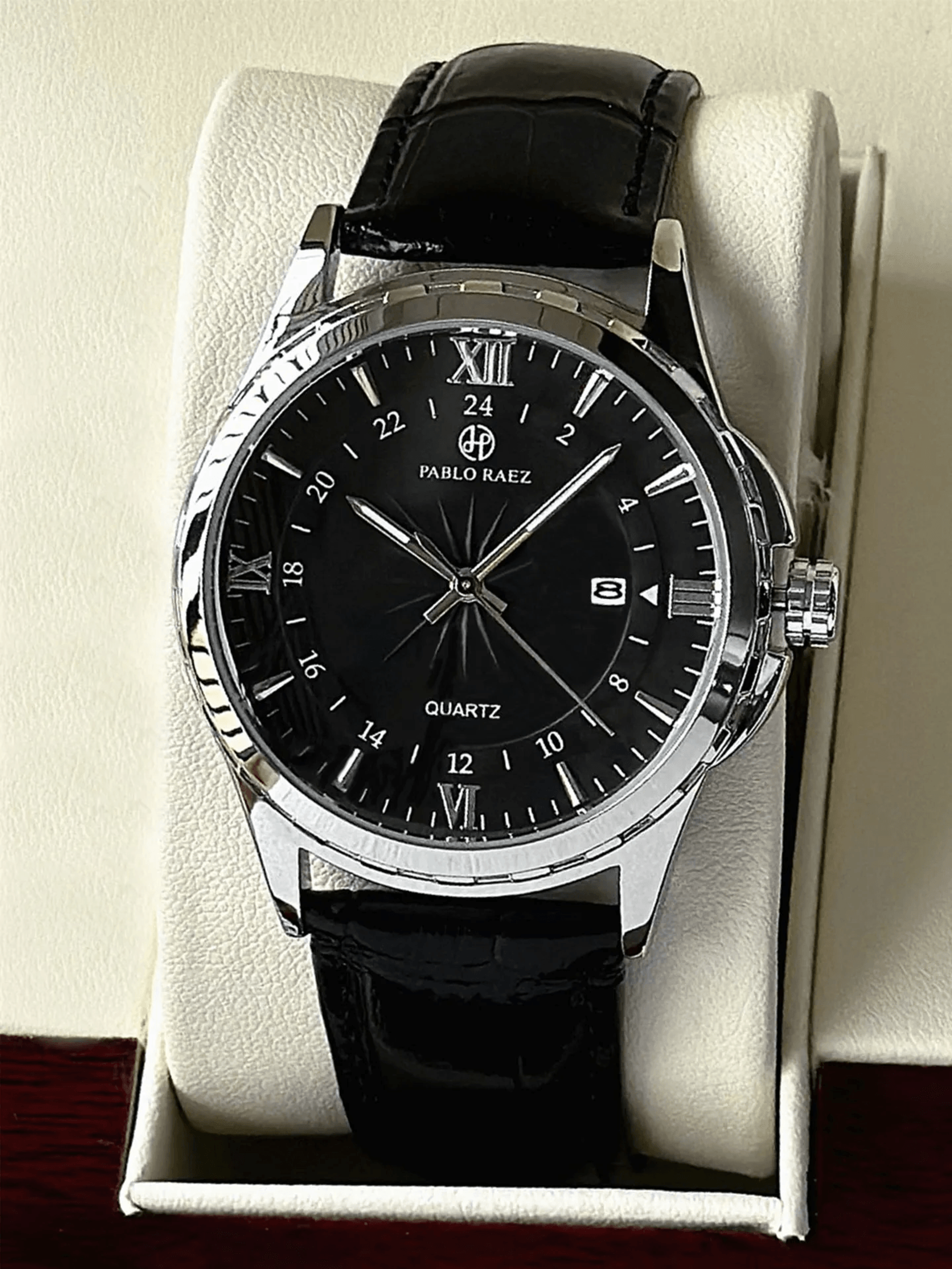 quartz watch luminous business wristwatch with classic belt