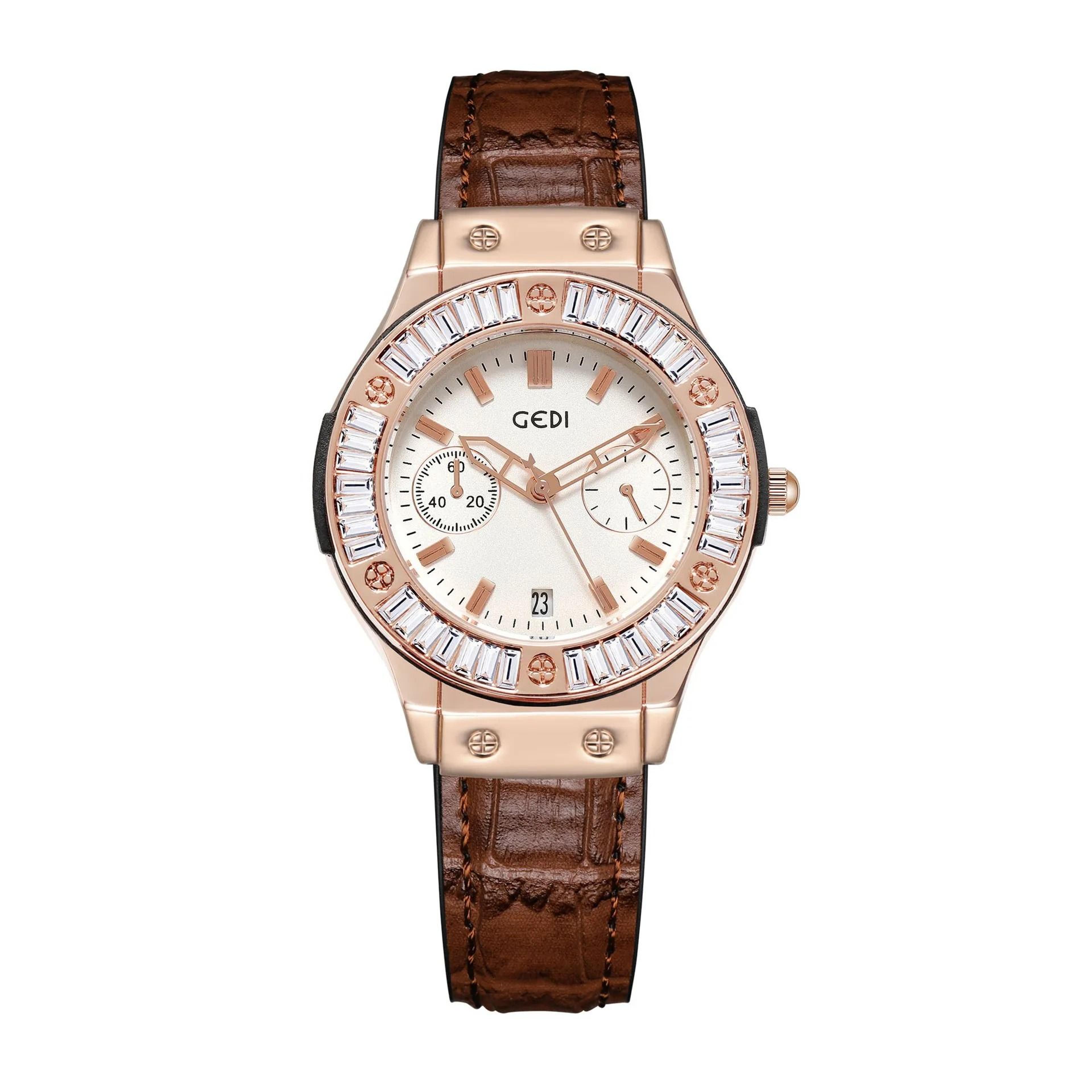 womens quartz watch waterproof fashion strap wristwatch