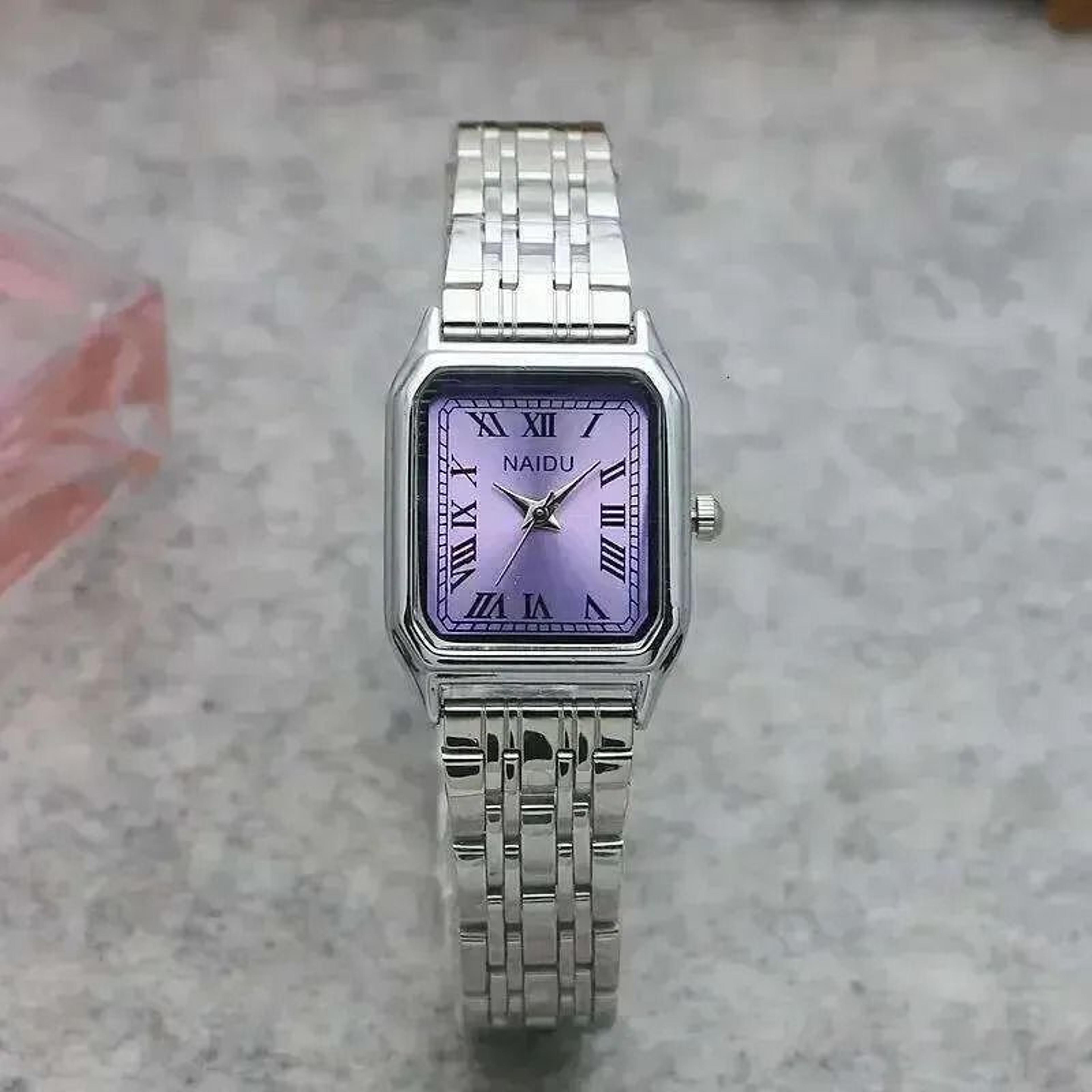 luxury women's stainless steel quartz watch casual everyday wristwatch