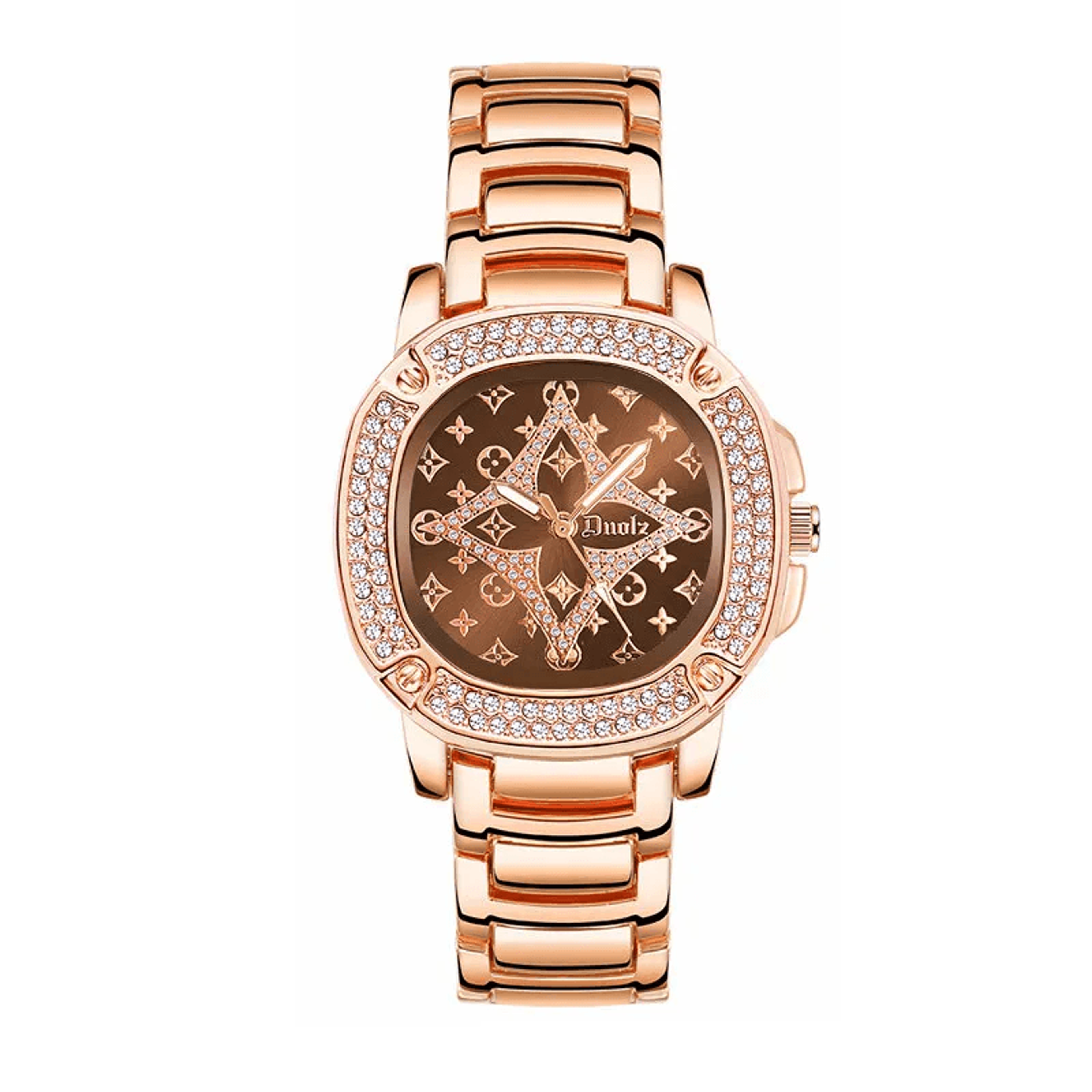 seeme womens square leather quartz watch cute analog fashion watch