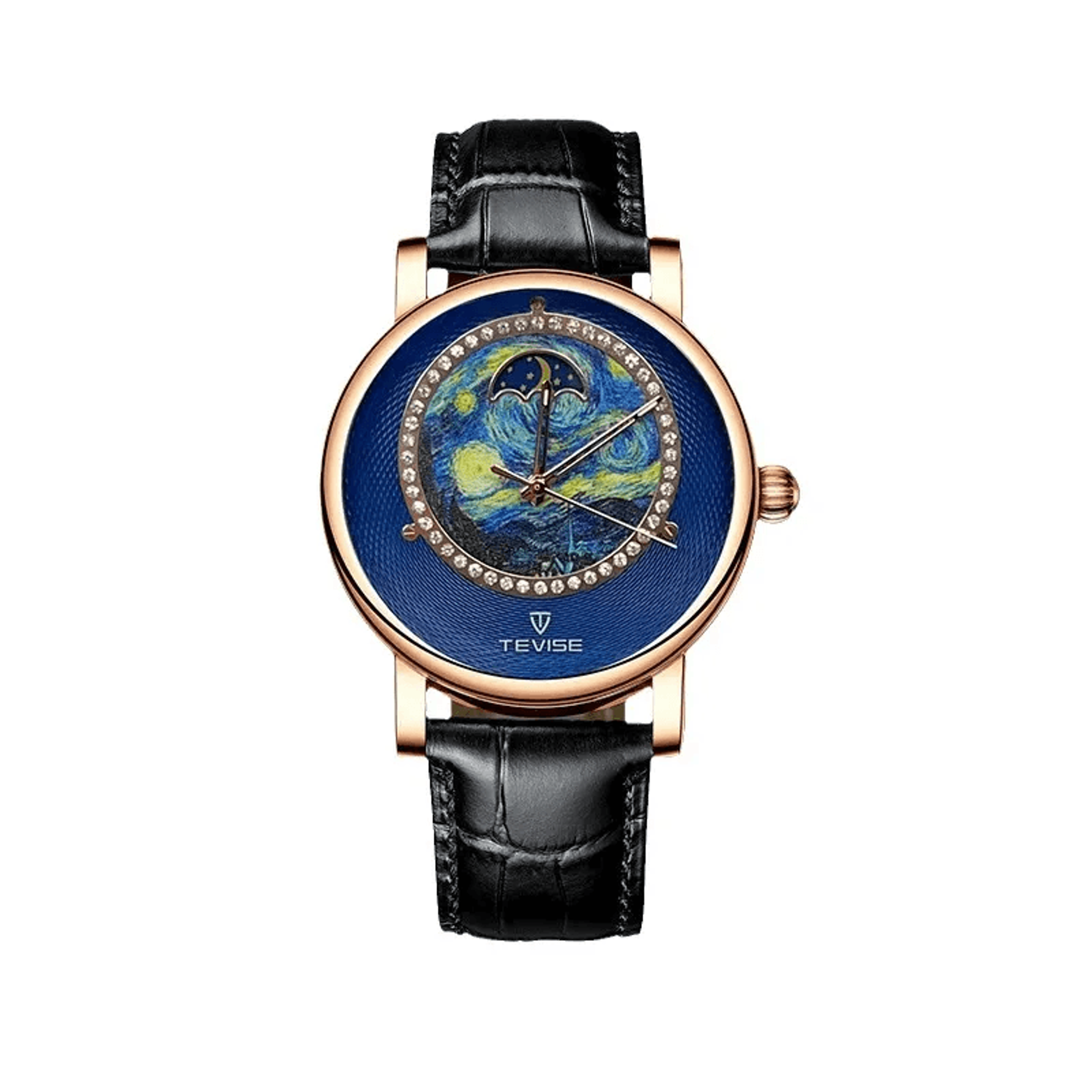 luxury mens waterproof quartz business watch