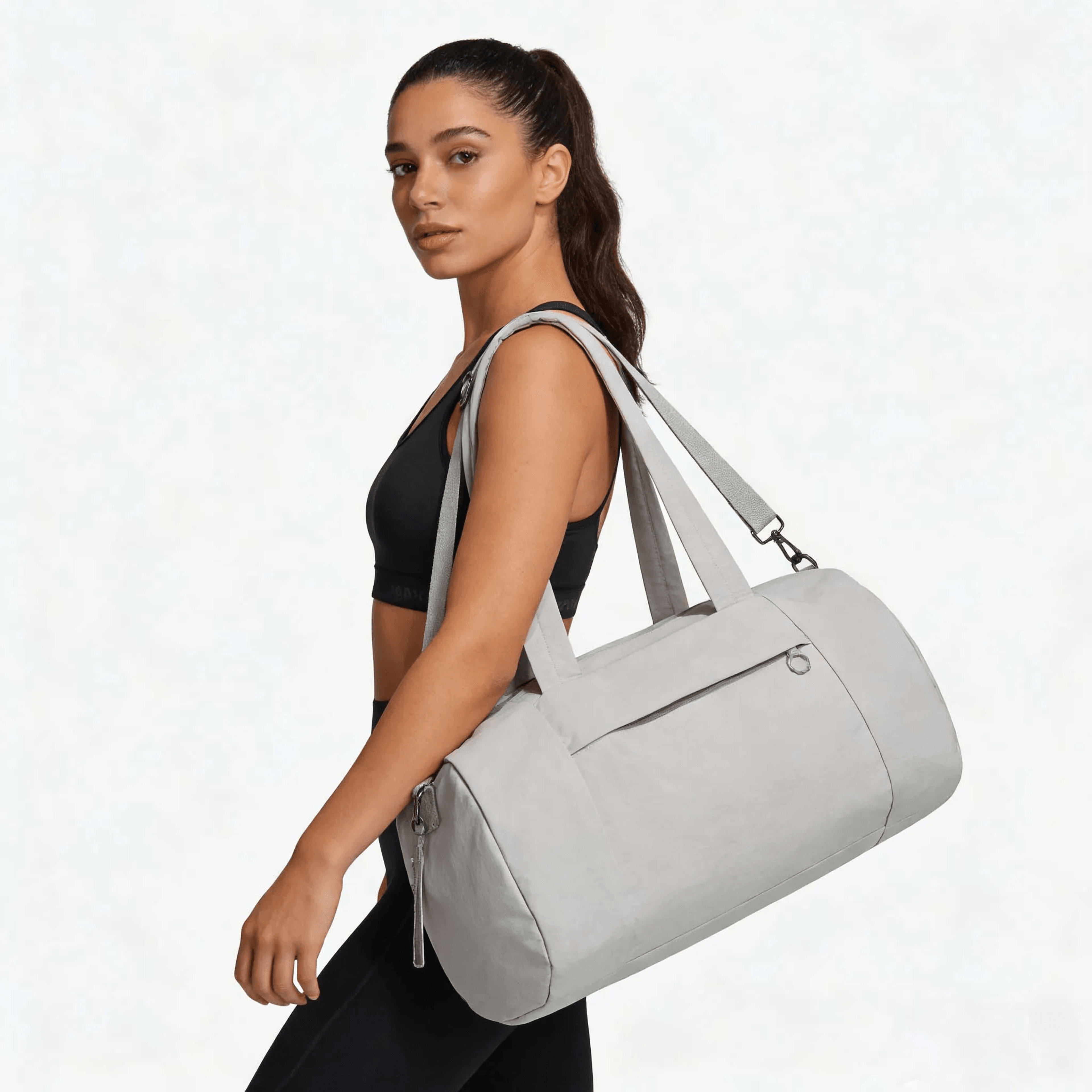 large capacity waterproof gym bag with wet dry separation for travel yoga and fitness