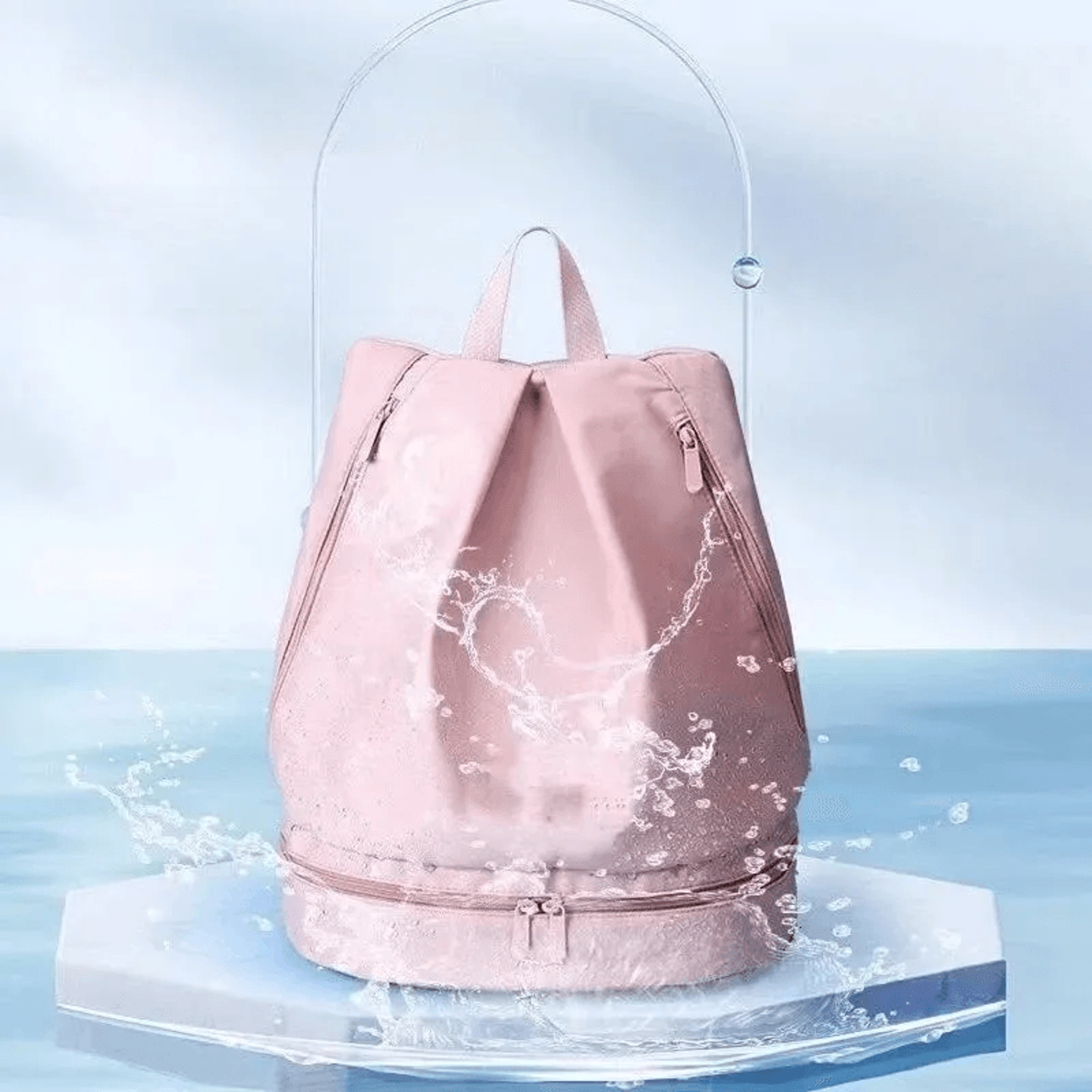 swim backpack wet dry separation gym travel bag