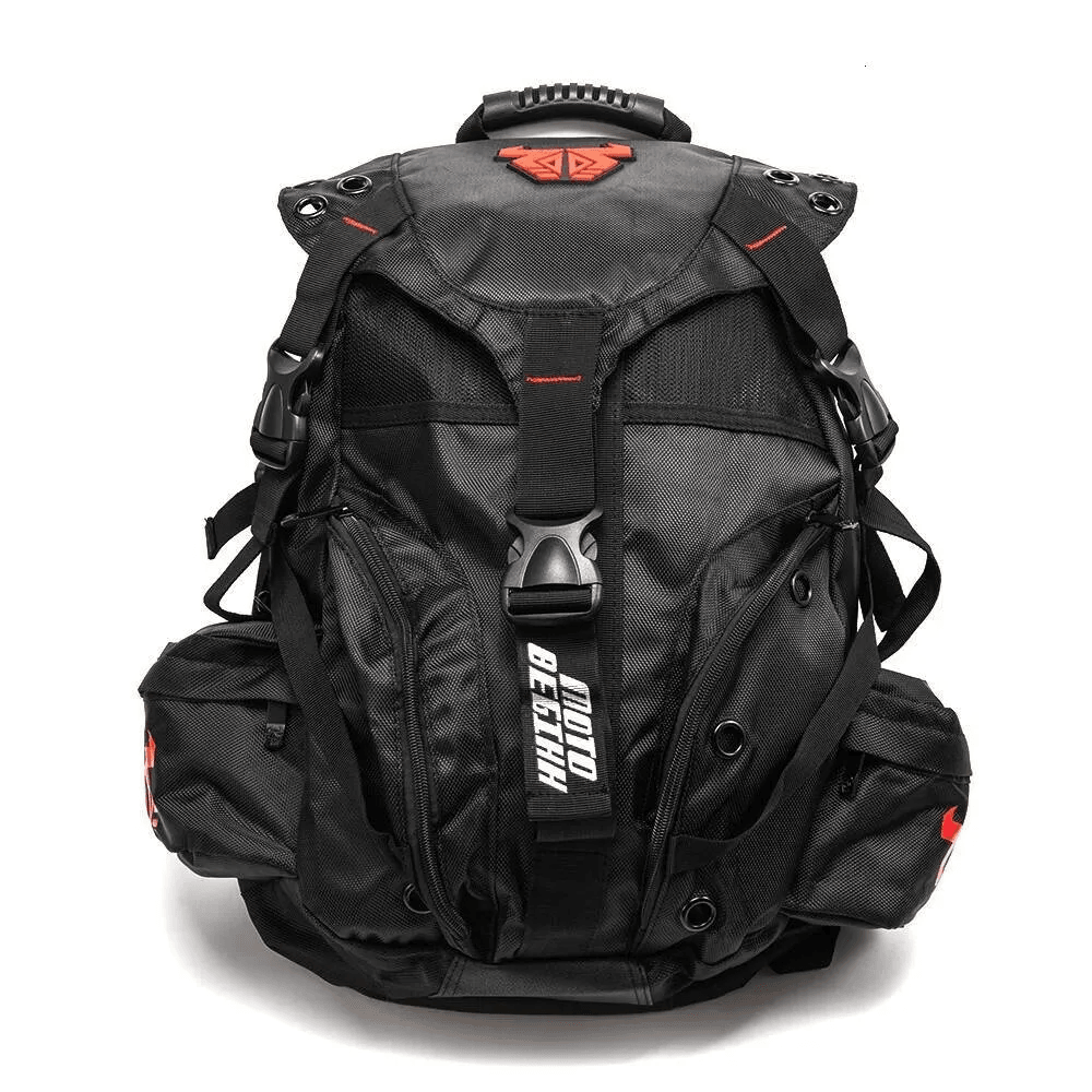 motorcycle backpack helmet carry riding laptop travel bag