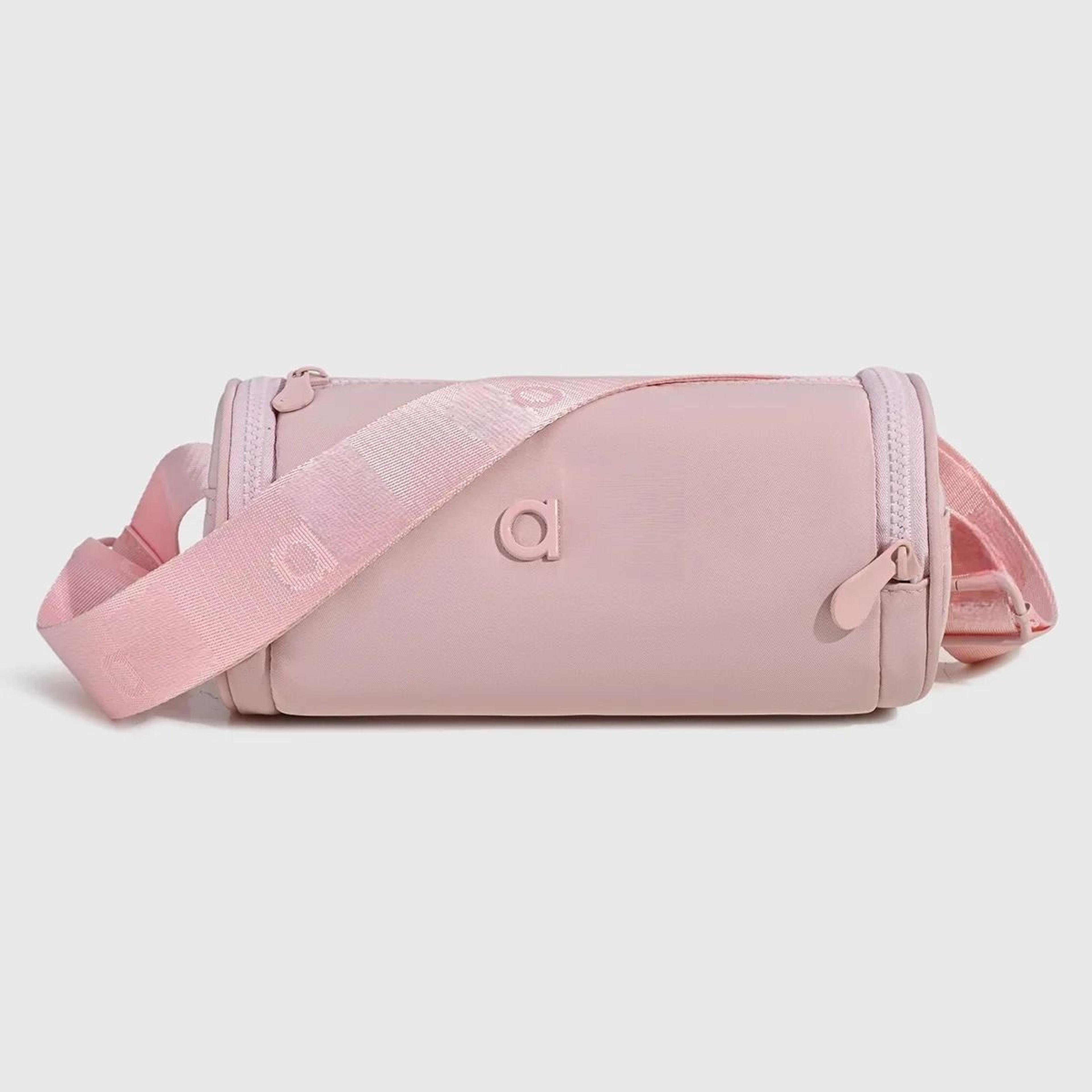 women waterproof gym crossbody fanny pack with multi zipper nylon waist bag