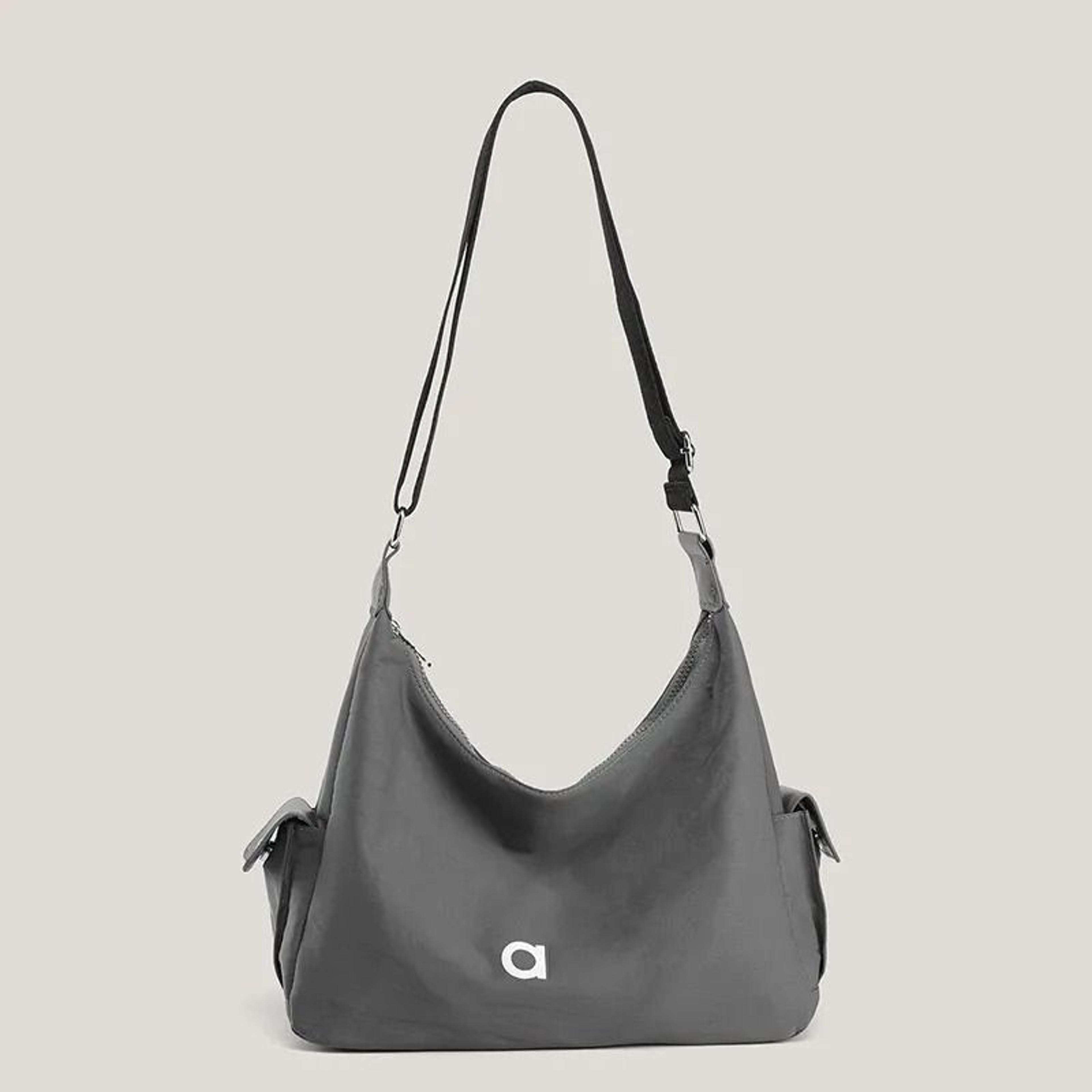 unisex small square crossbody bag large capacity commuter shoulder bag