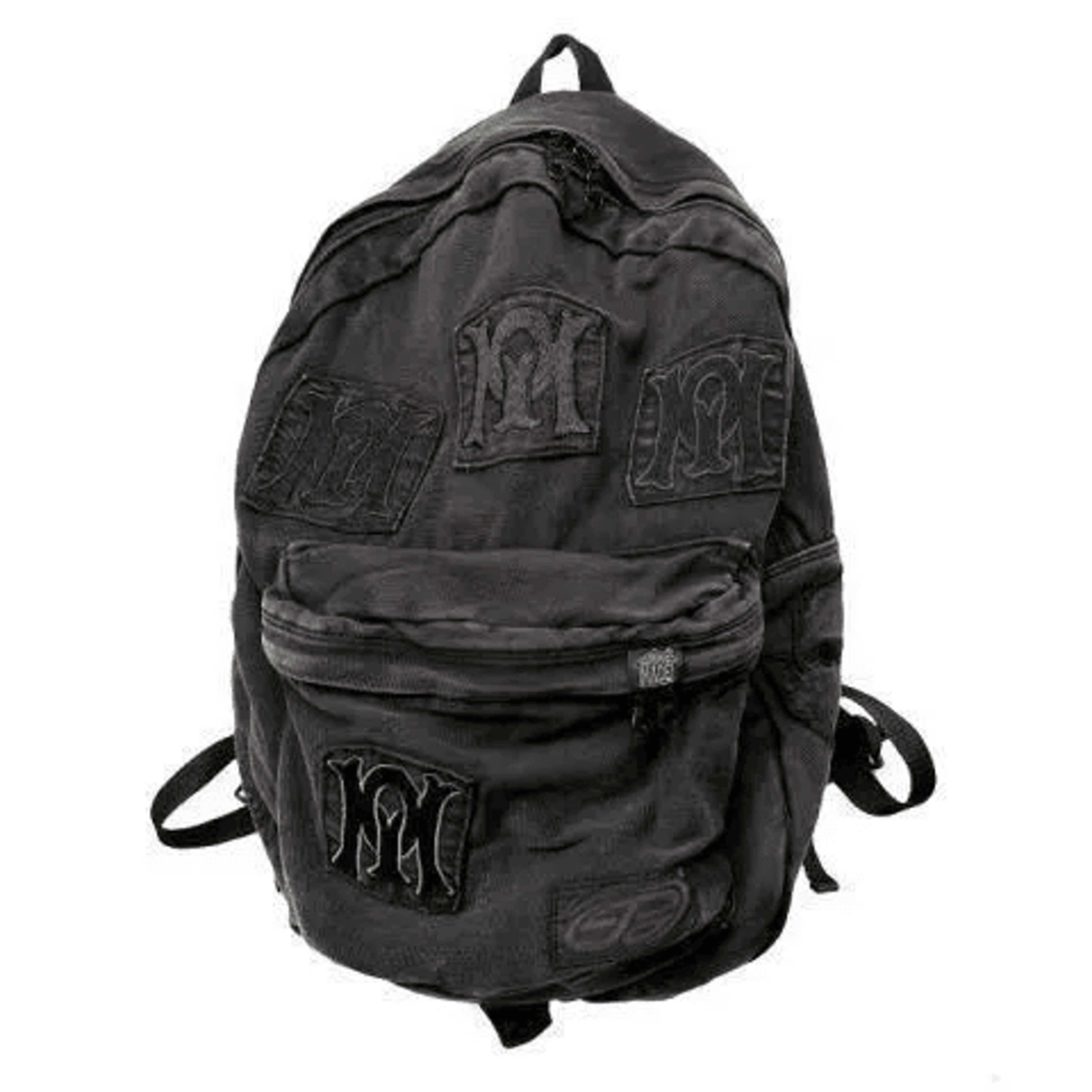 vintage patchwork embroidered backpack for school and daily use