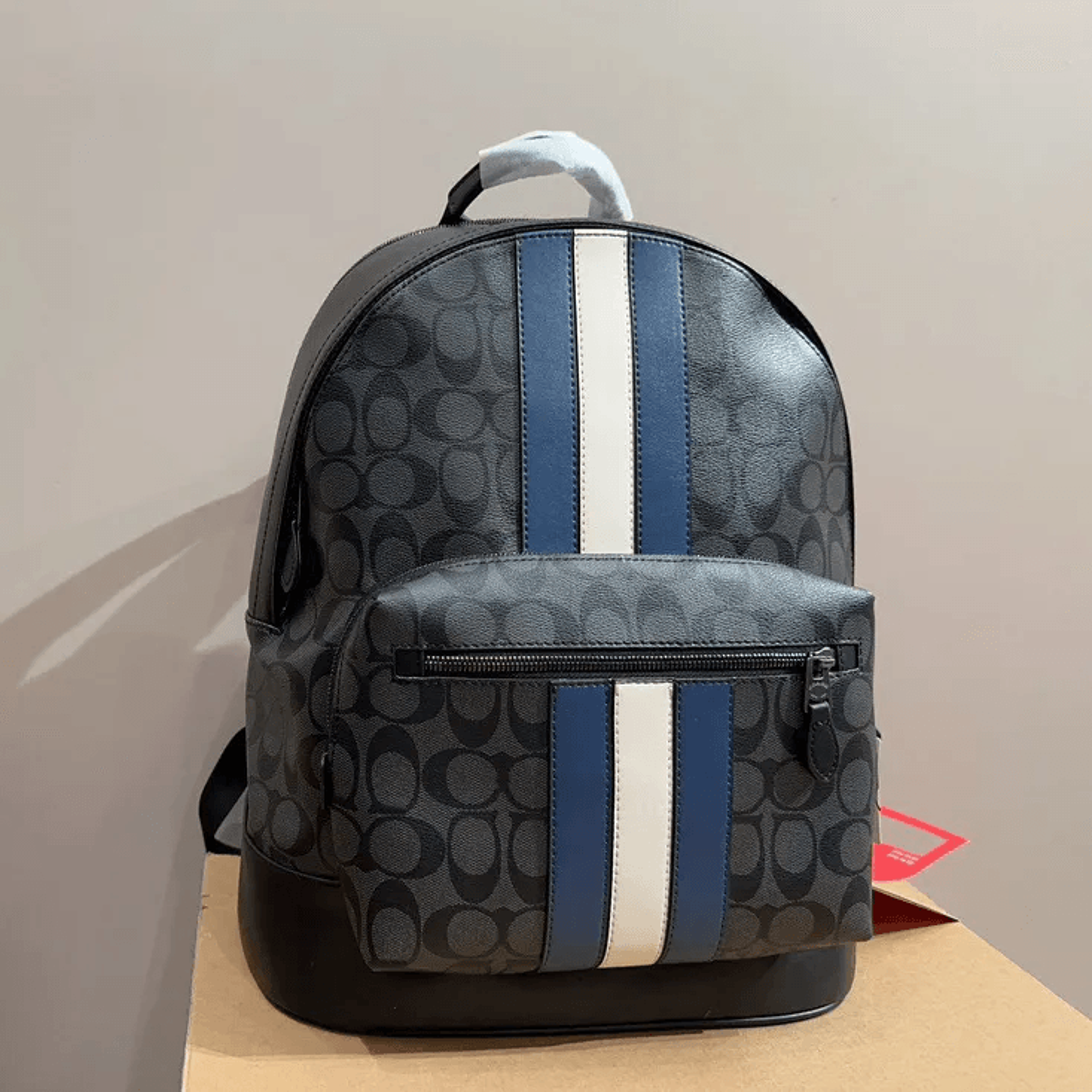 leather school backpack with shoulder strap convertible crossbody tote