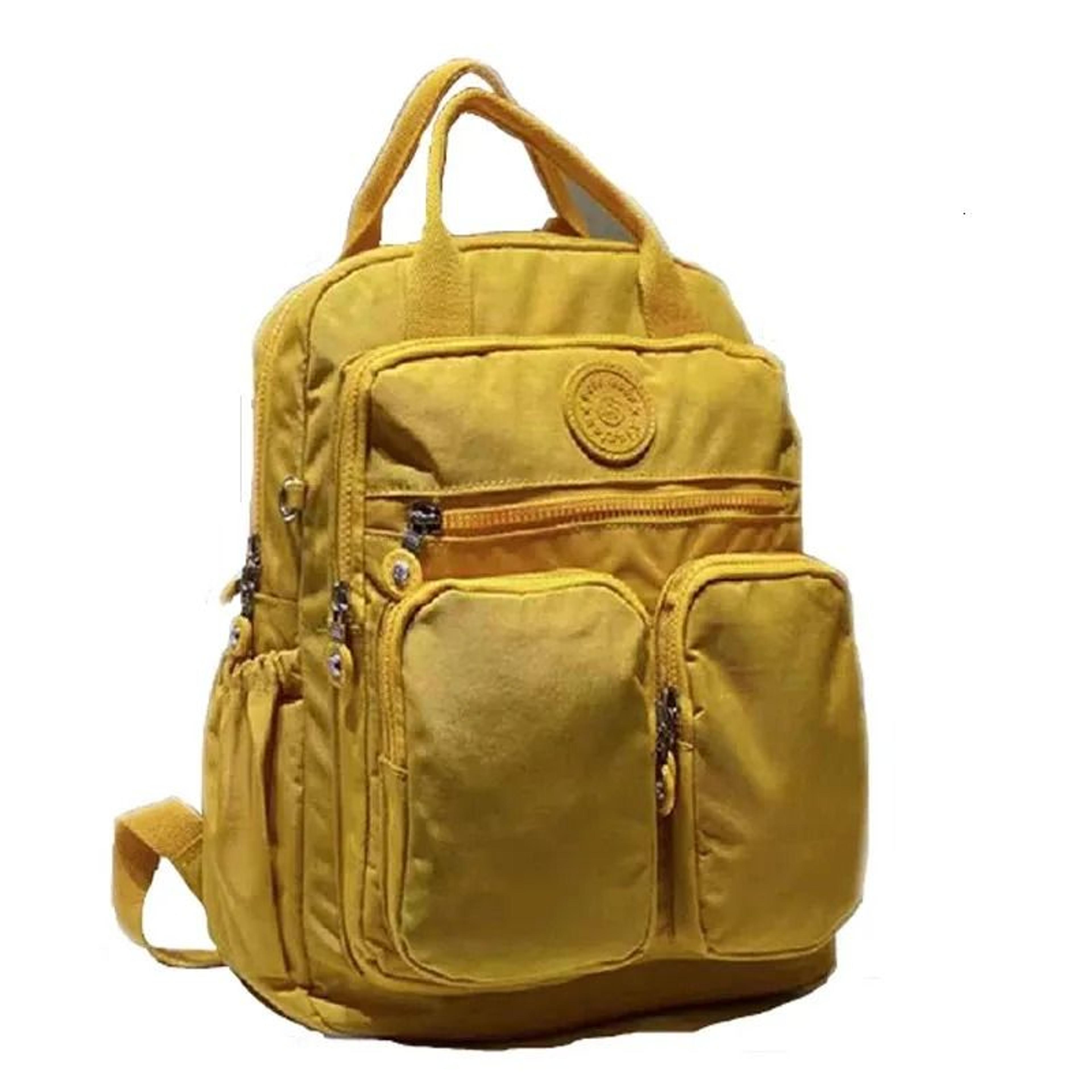 women waterproof nylon backpack multi pocket laptop travel bag soft handle