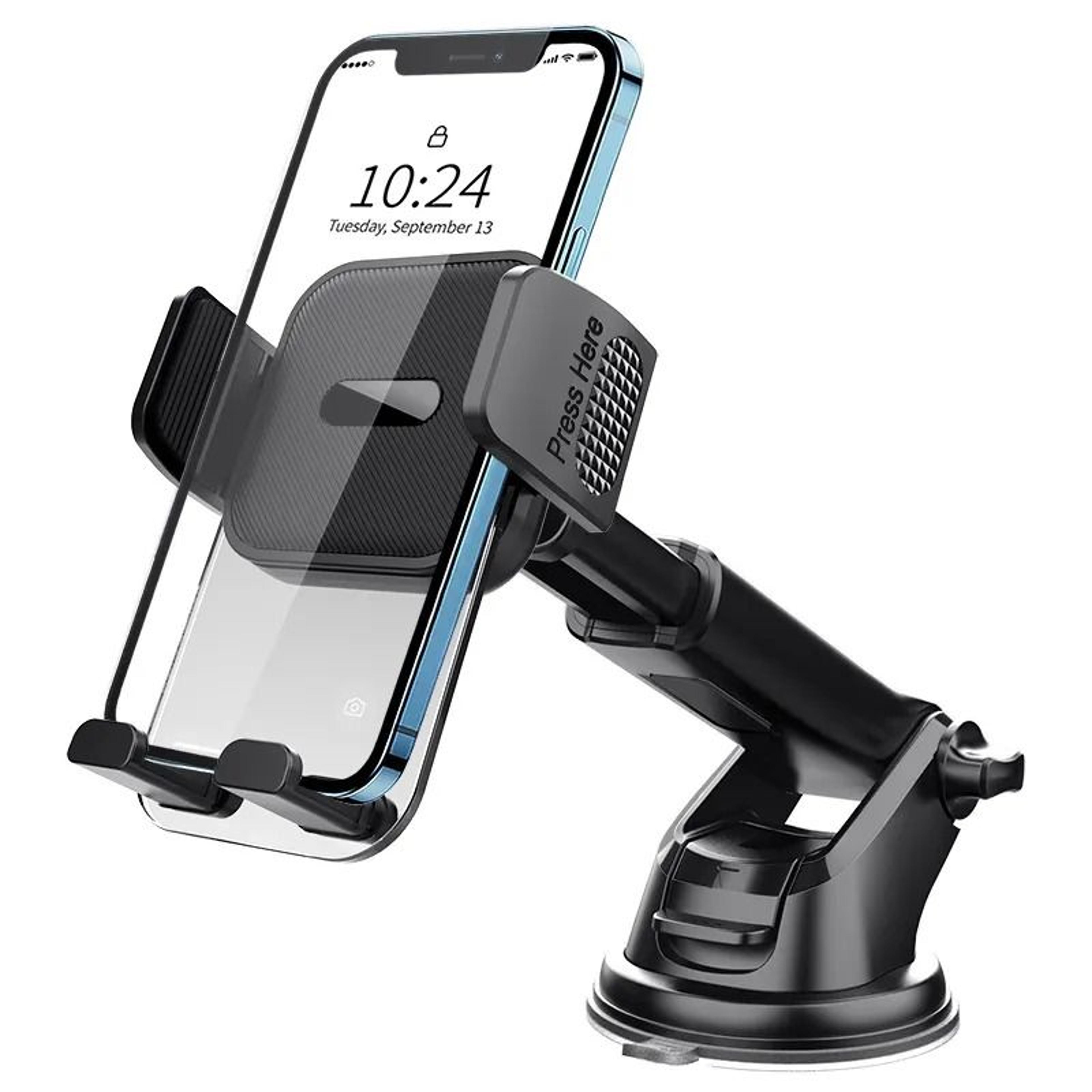 versatile car phone holder dashboard windshield mount for smartphones