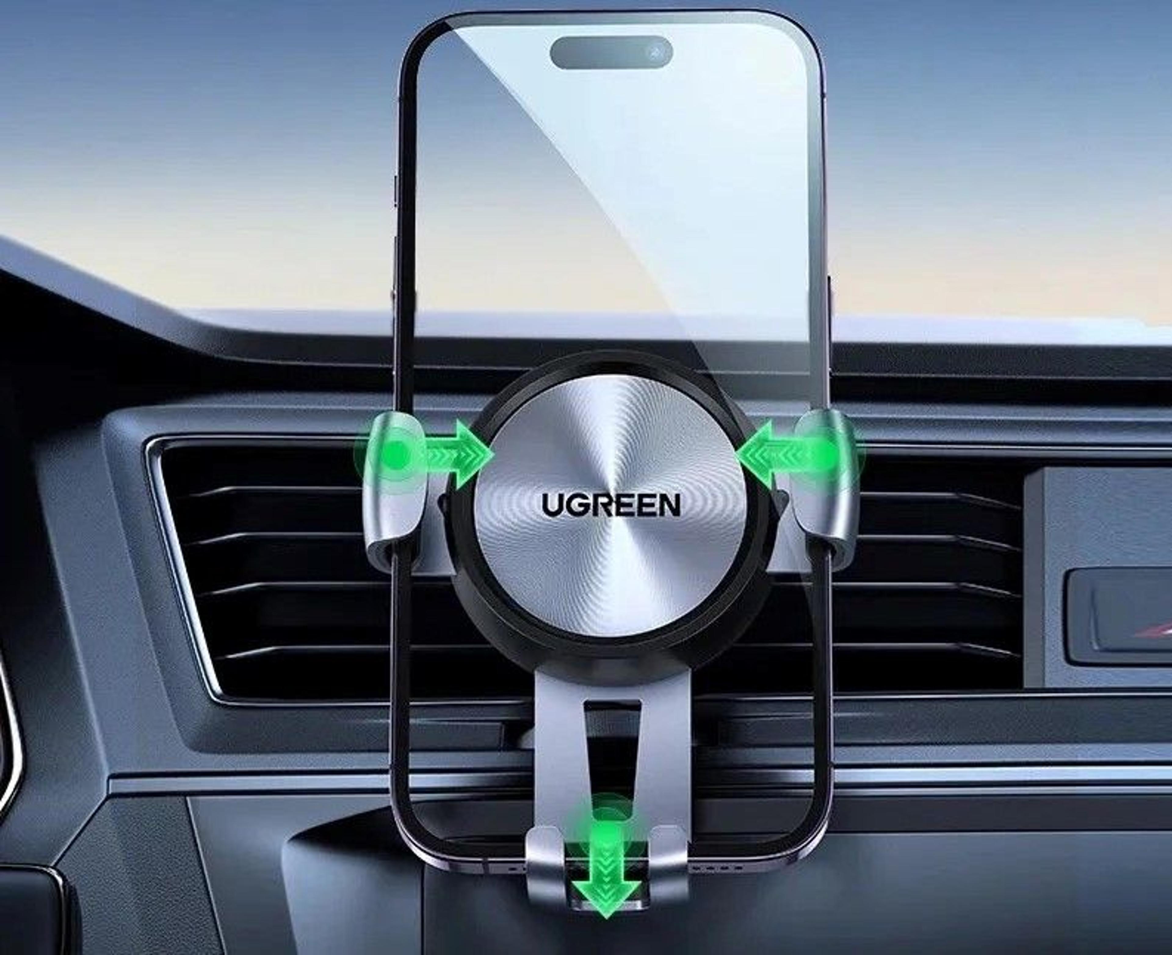 gravity car phone holder air vent mount for smartphones