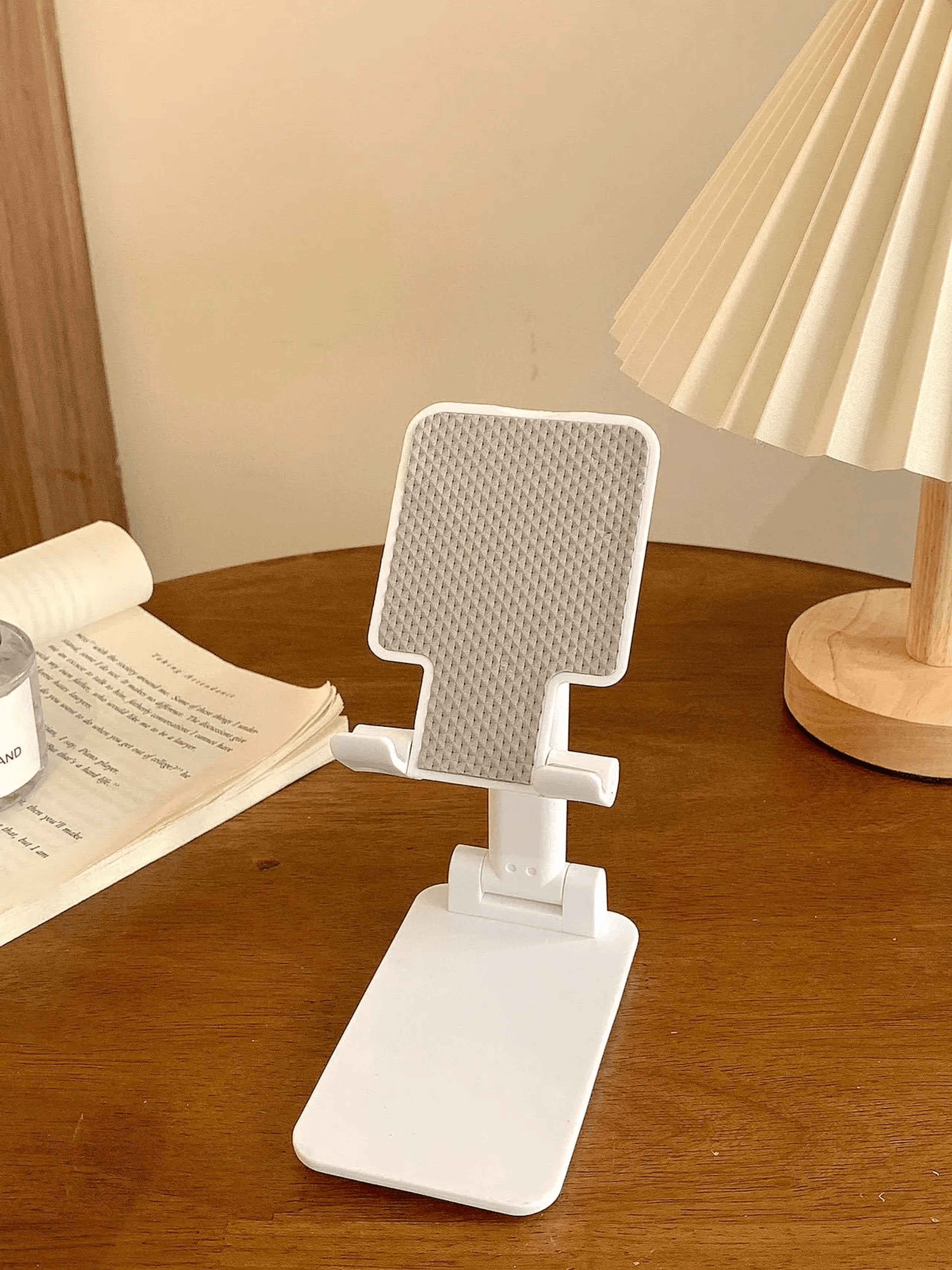foldable adjustable phone stand with height and angle control