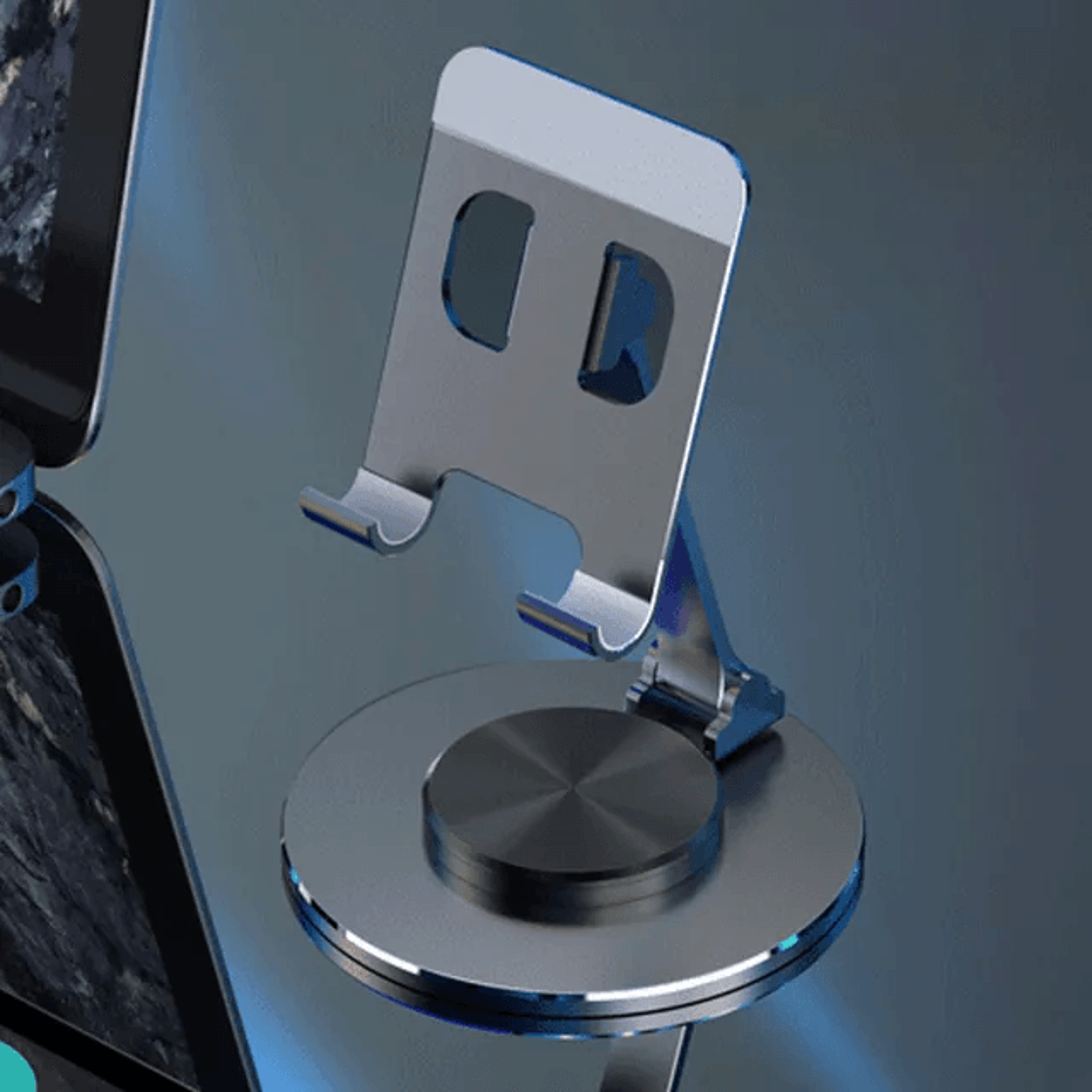 metal desk phone holder stand adjustable phone mount for iphone xiaomi ipad