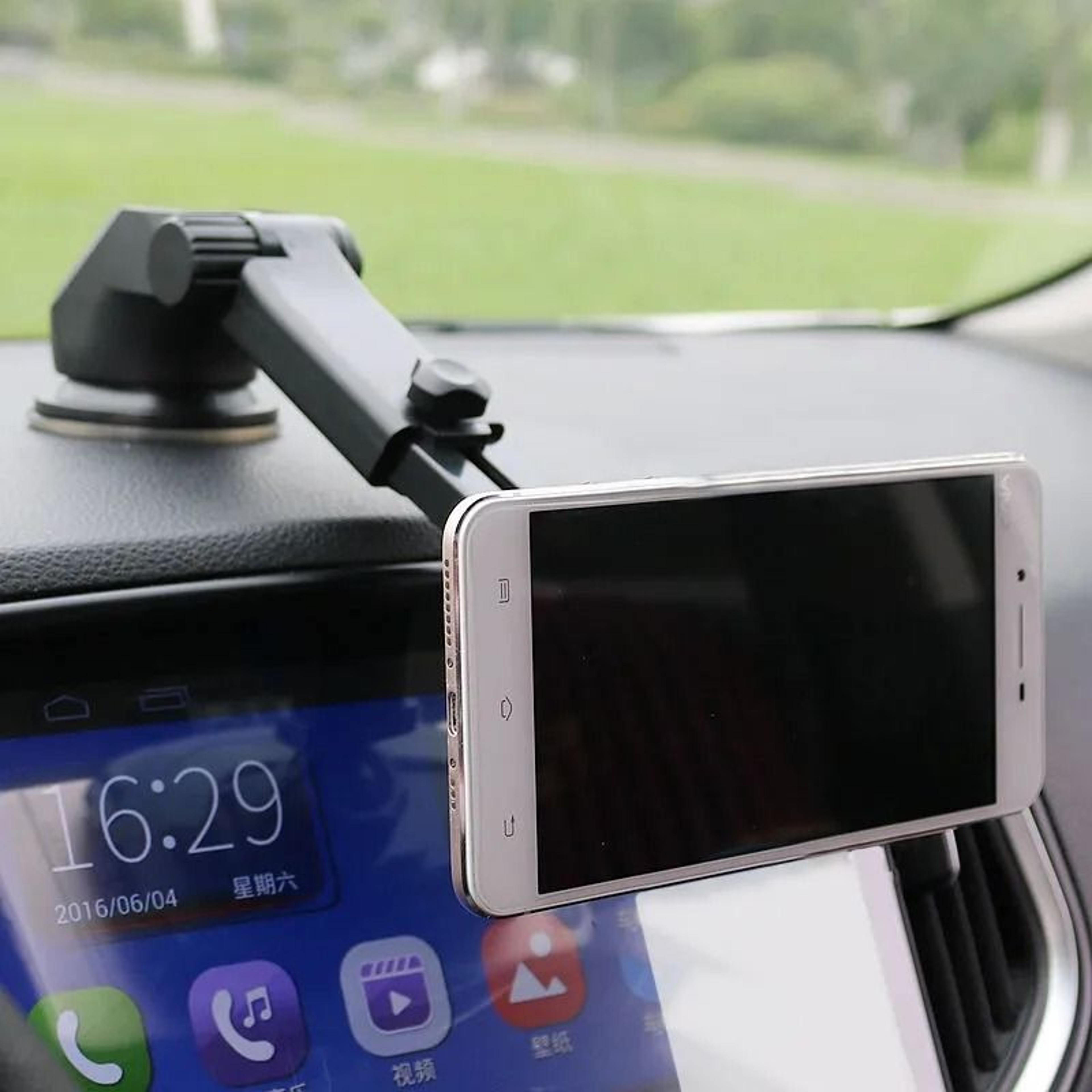 adjustable rotating car phone holder suction cup phone mount