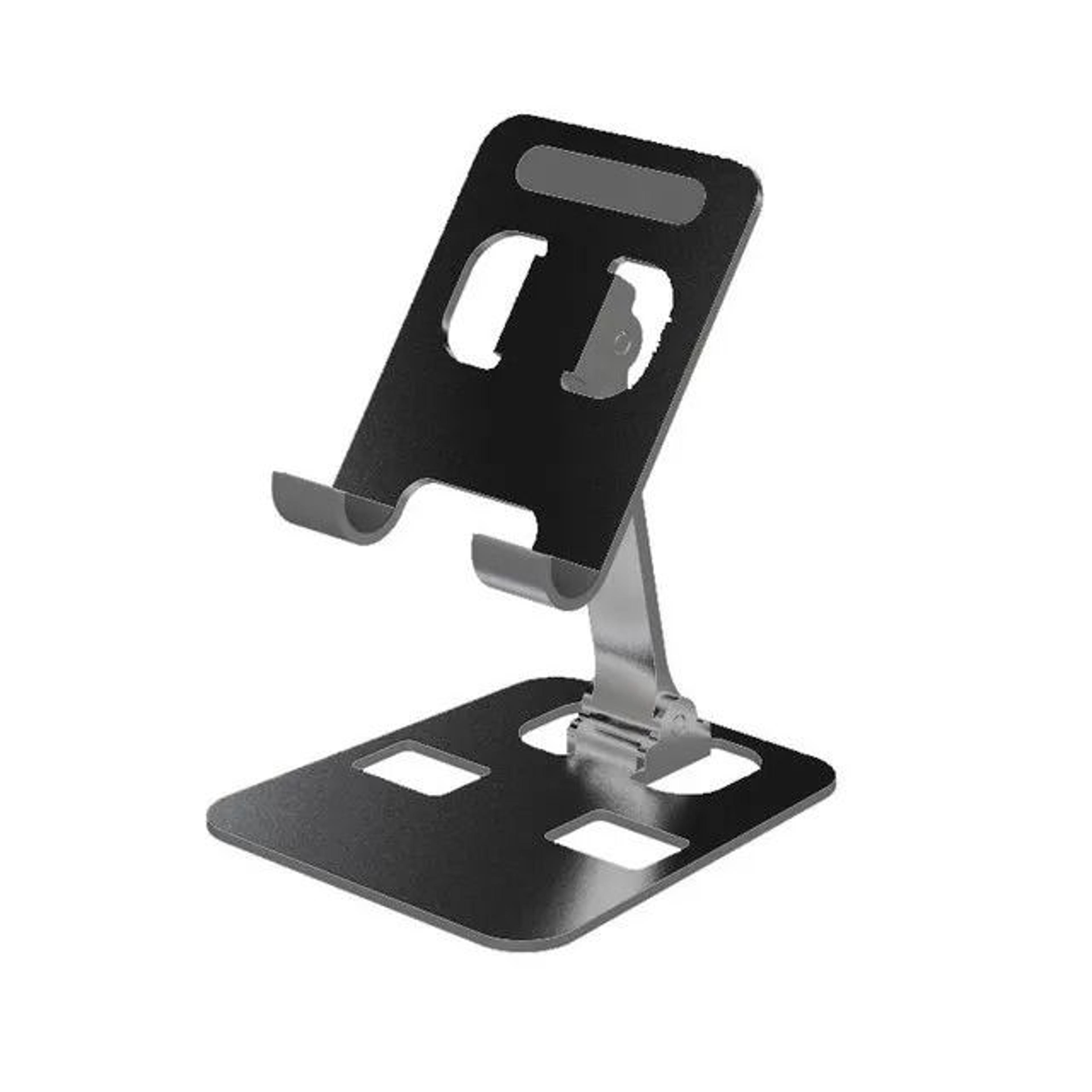 universal foldable aluminum phone and tablet holder stand for desk