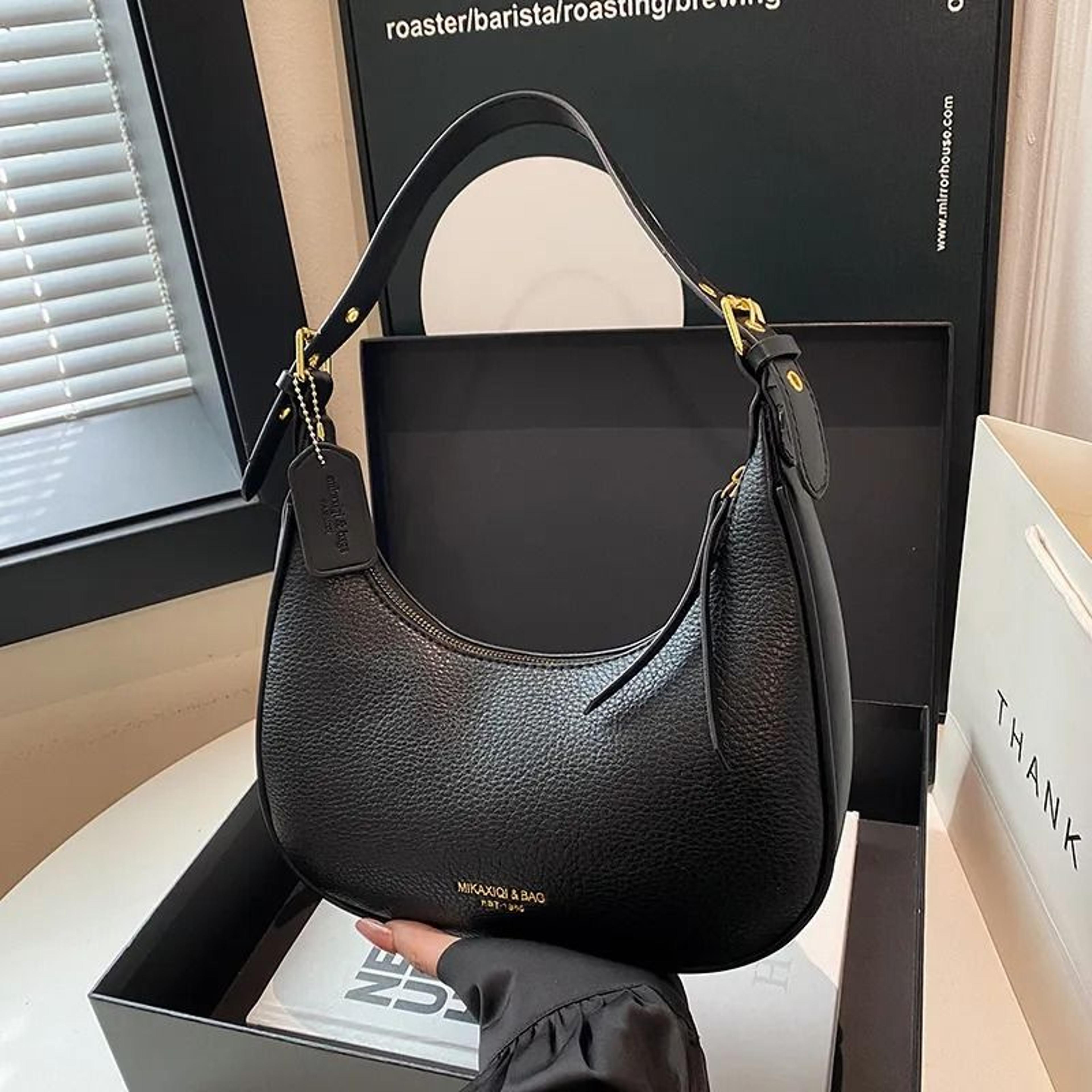 textured crescent crossbody bag women chic underarm shoulder tote