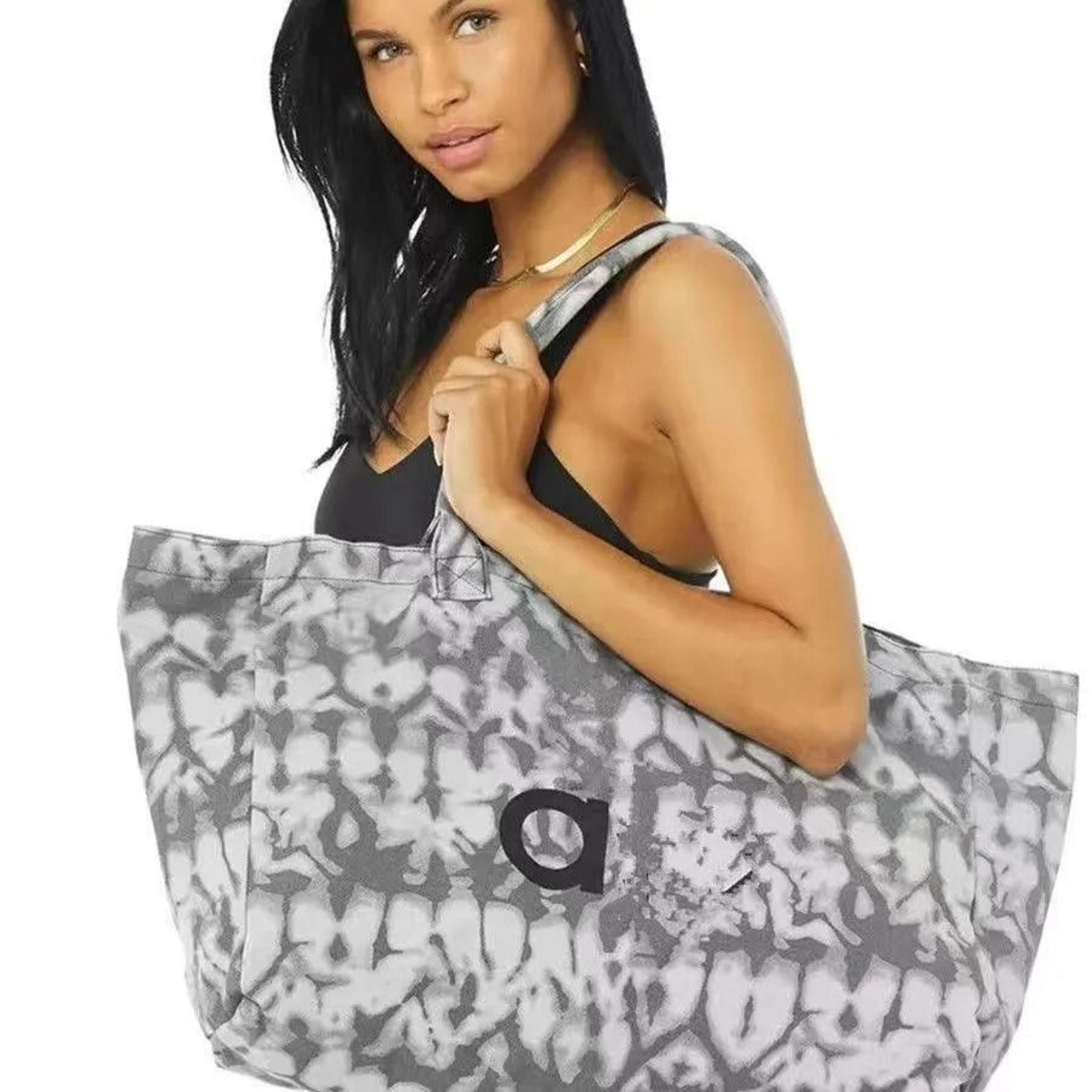 washed denim checkered underarm shoulder bag with chain strap