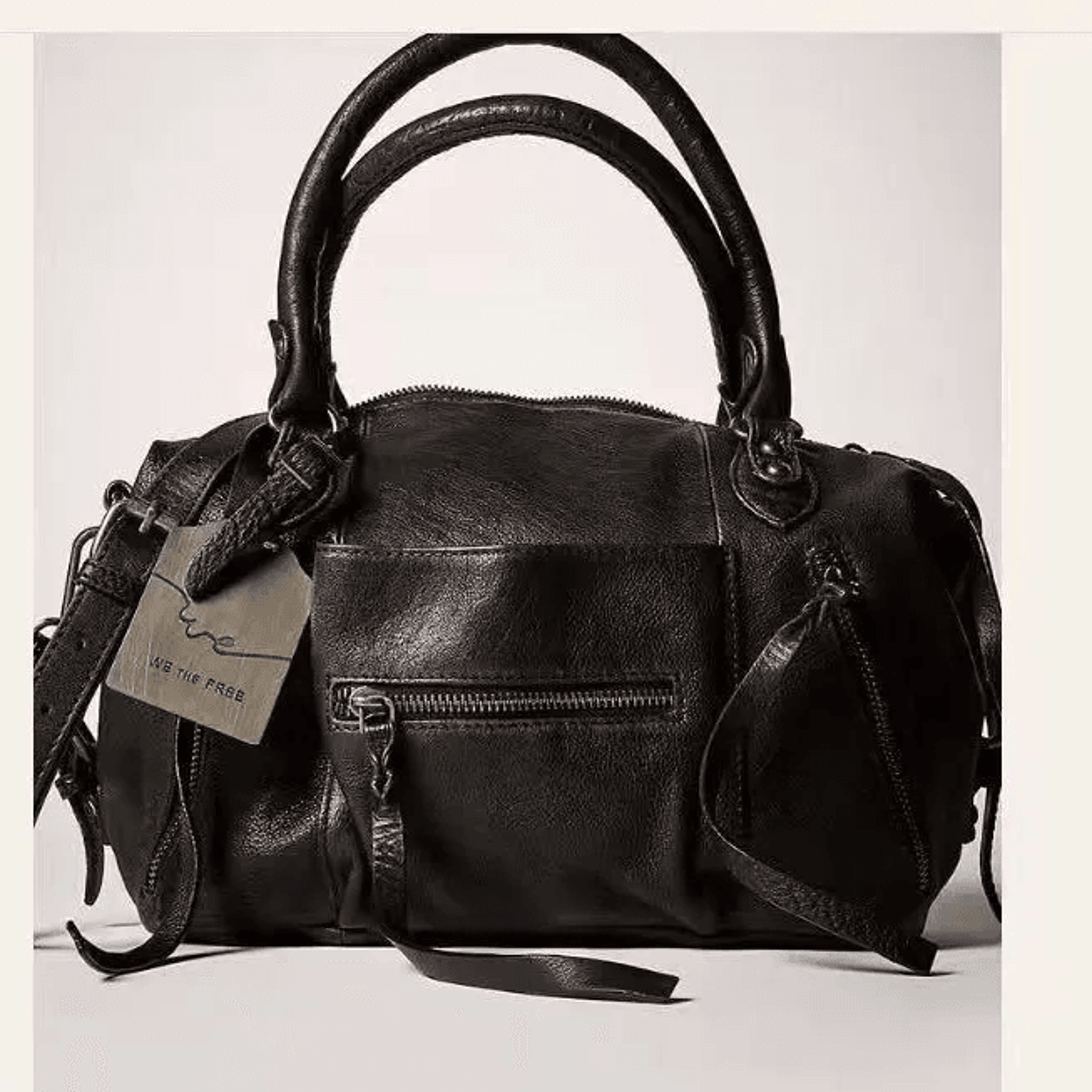 retro punk motorcycle crossbody bag for women large capacity soft leather tote purse