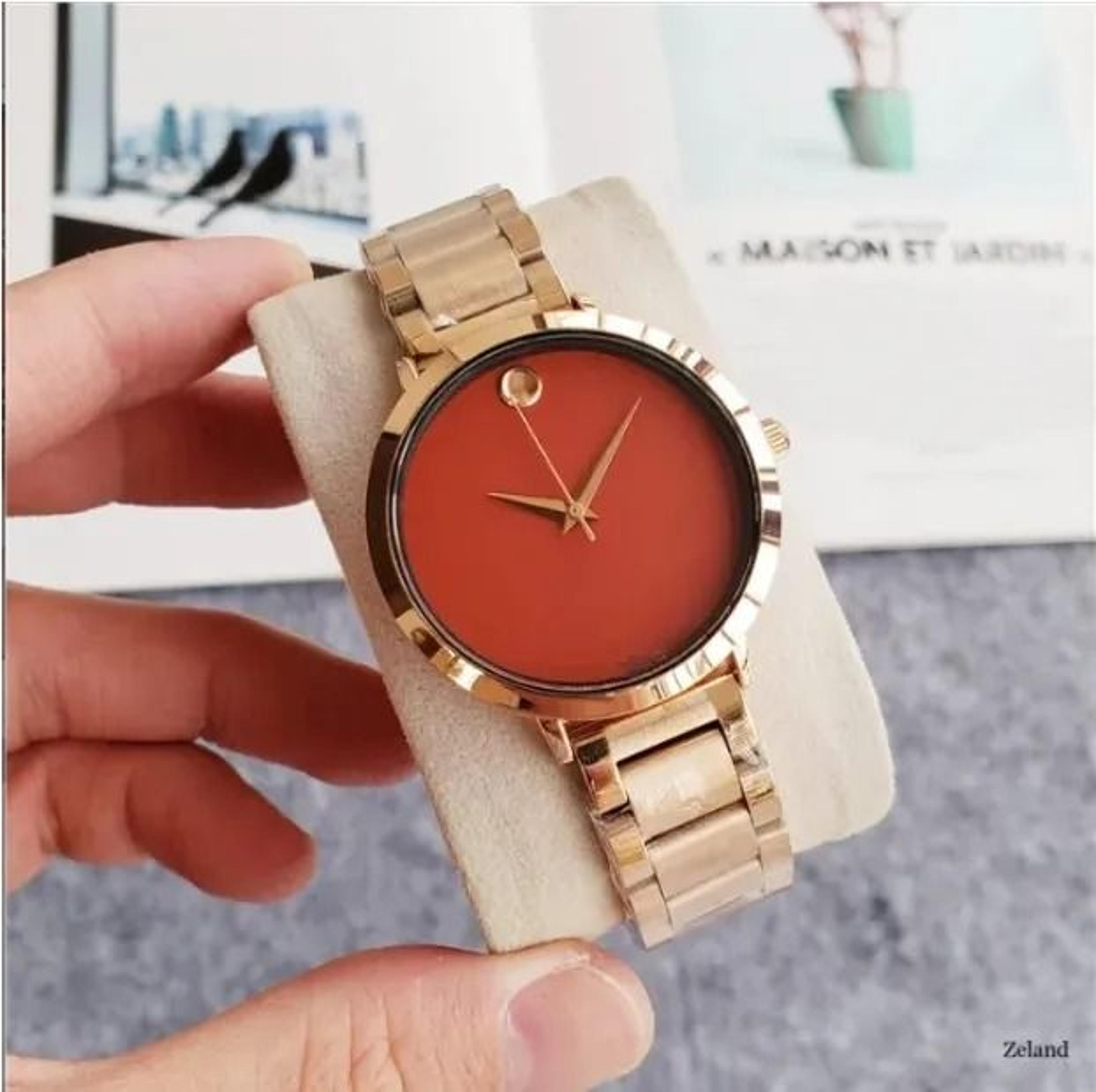 luxury womens quartz gold fashion sports watch