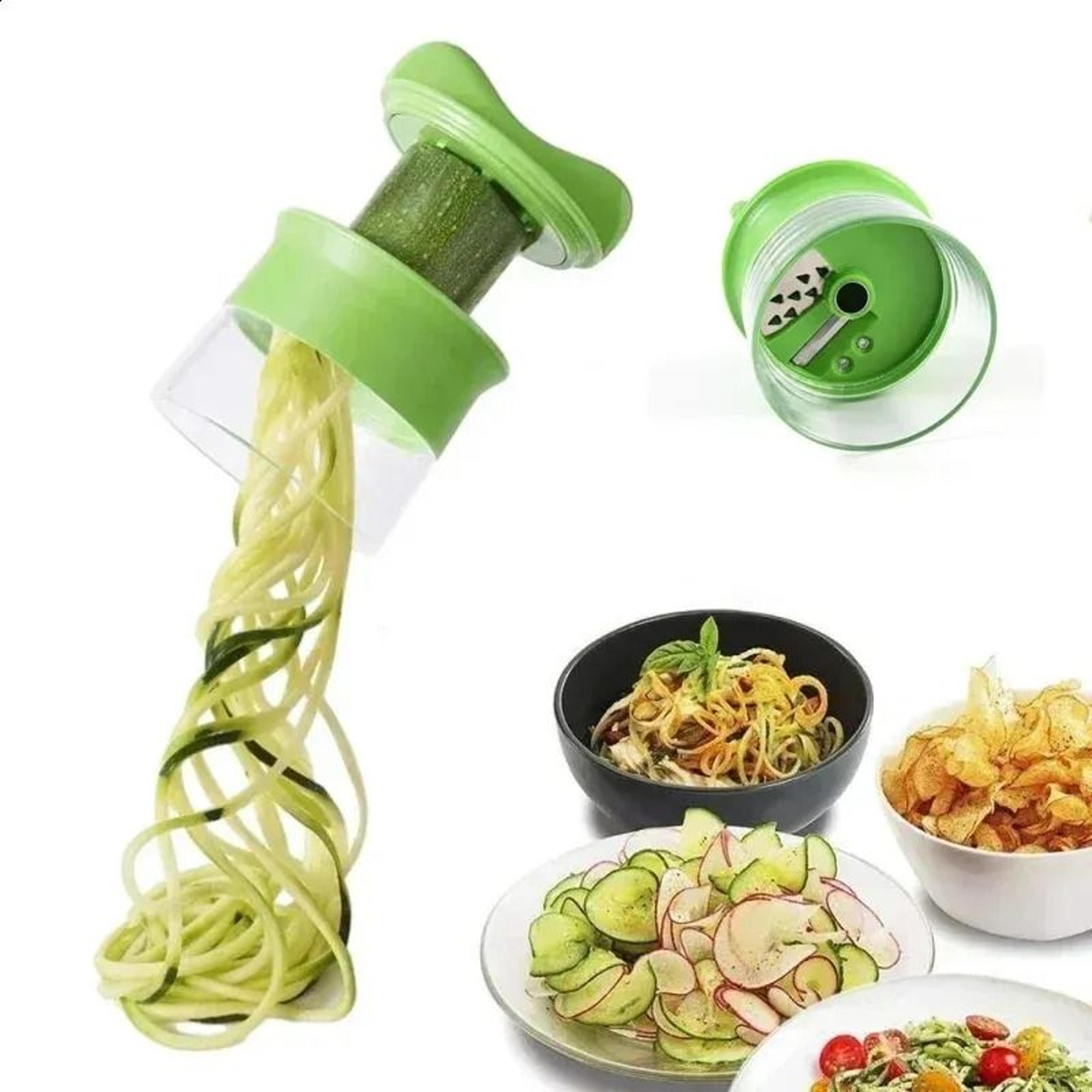 handheld adjustable spiralizer vegetable fruit slicer with ceramic blade