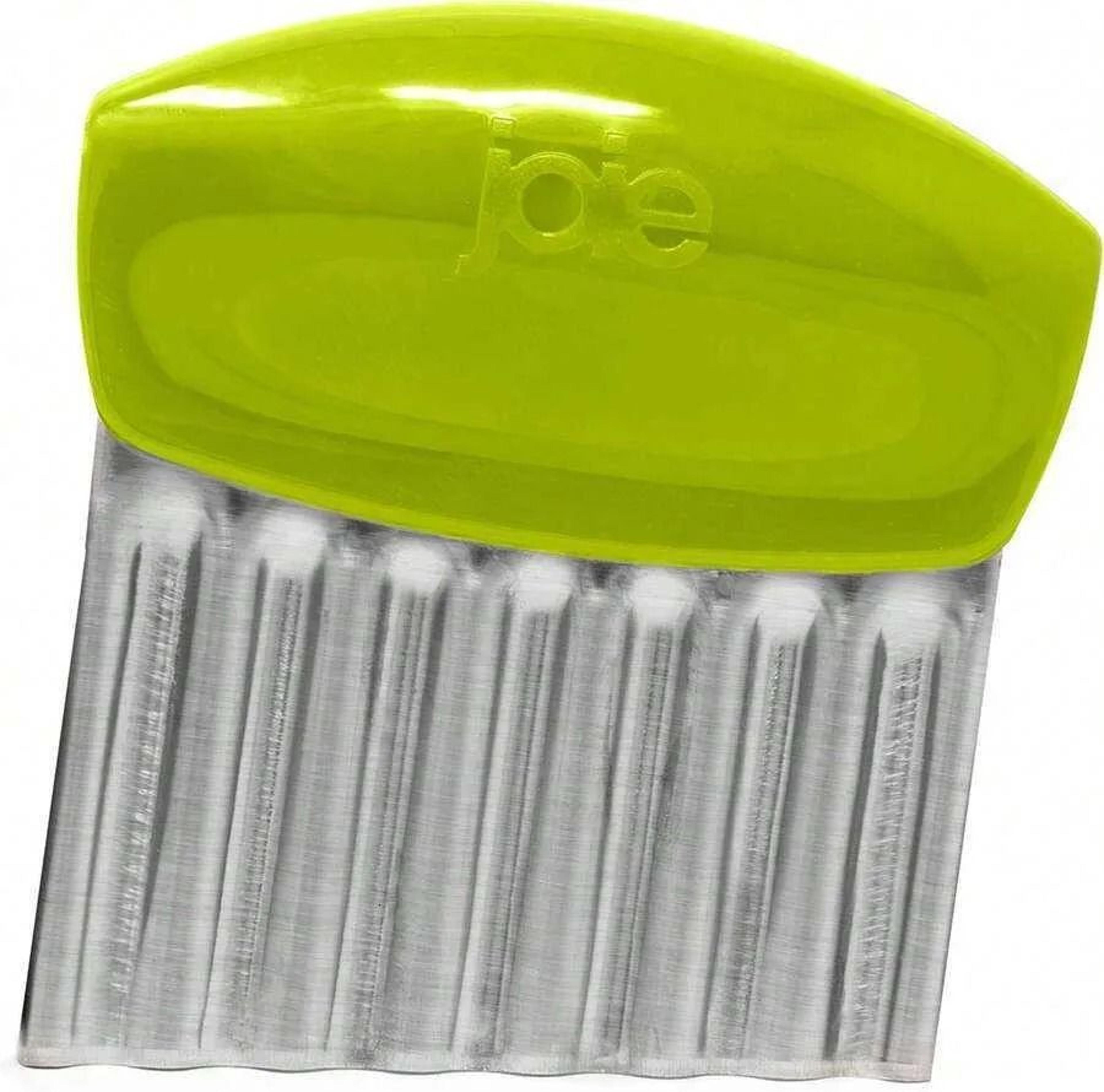 crinkle cutter knife wavy slicer for potatoes vegetables and fruit kids kitchen tool