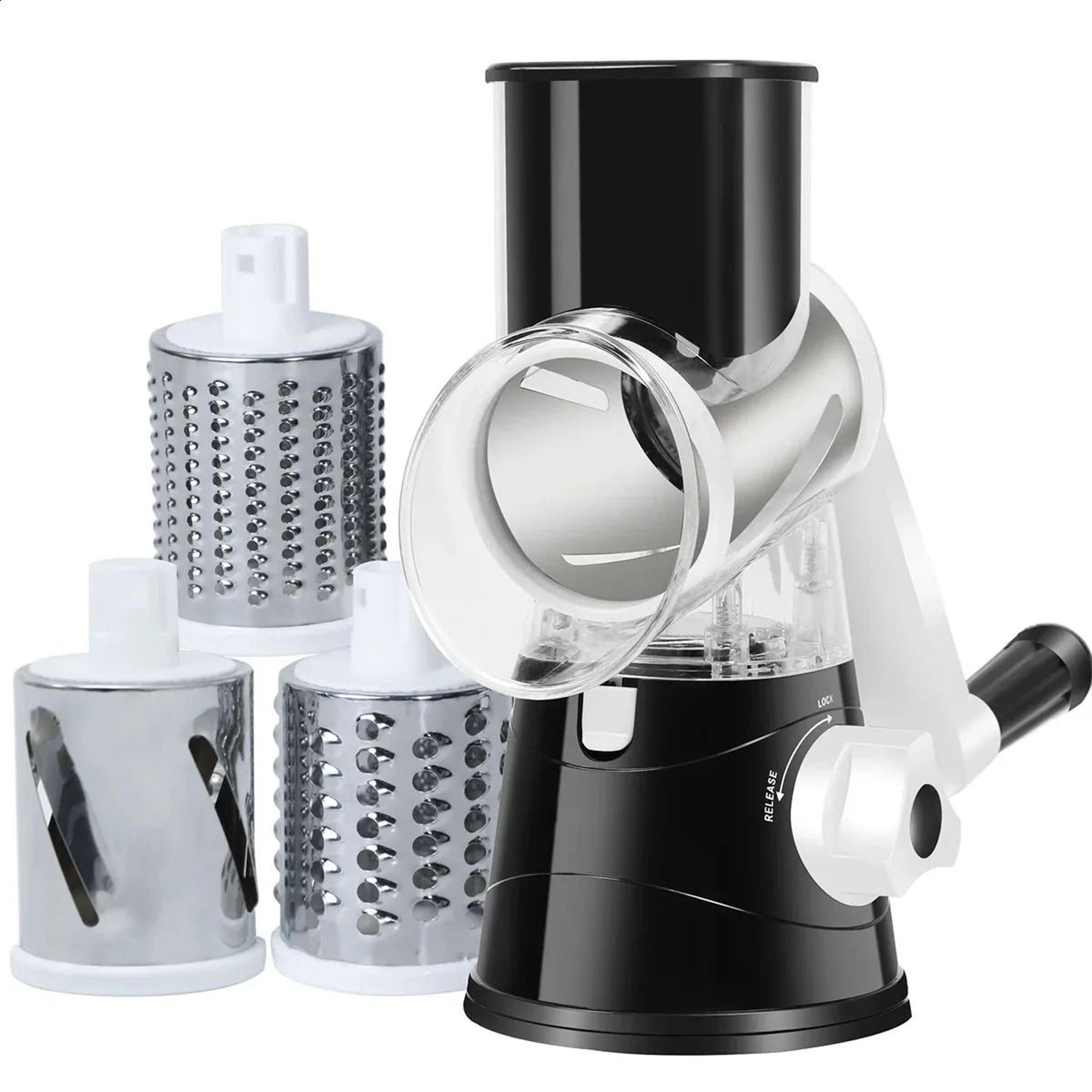 manual rotary vegetable slicer drum cheese grater