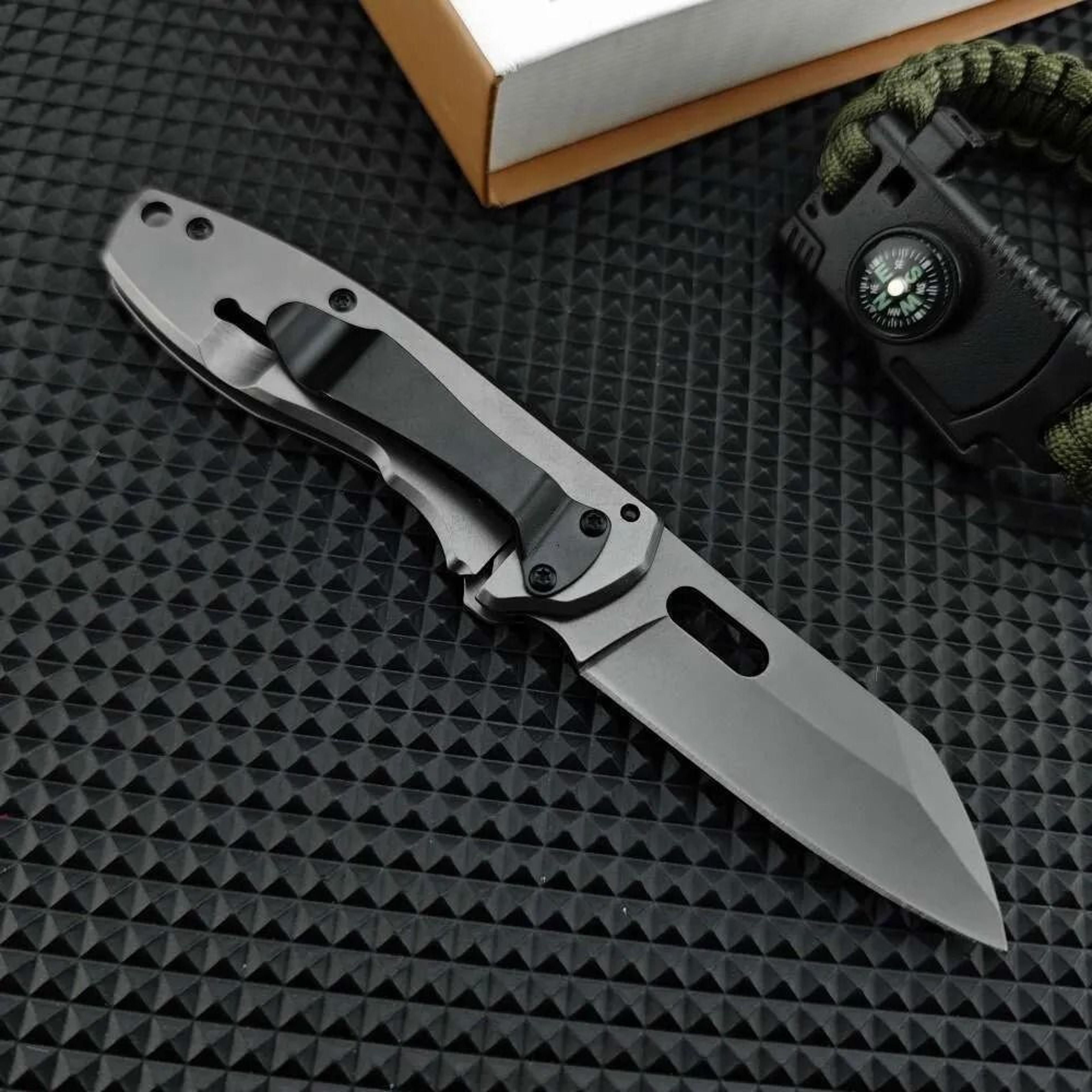 handle stainless steel folding knife camping pocket knife