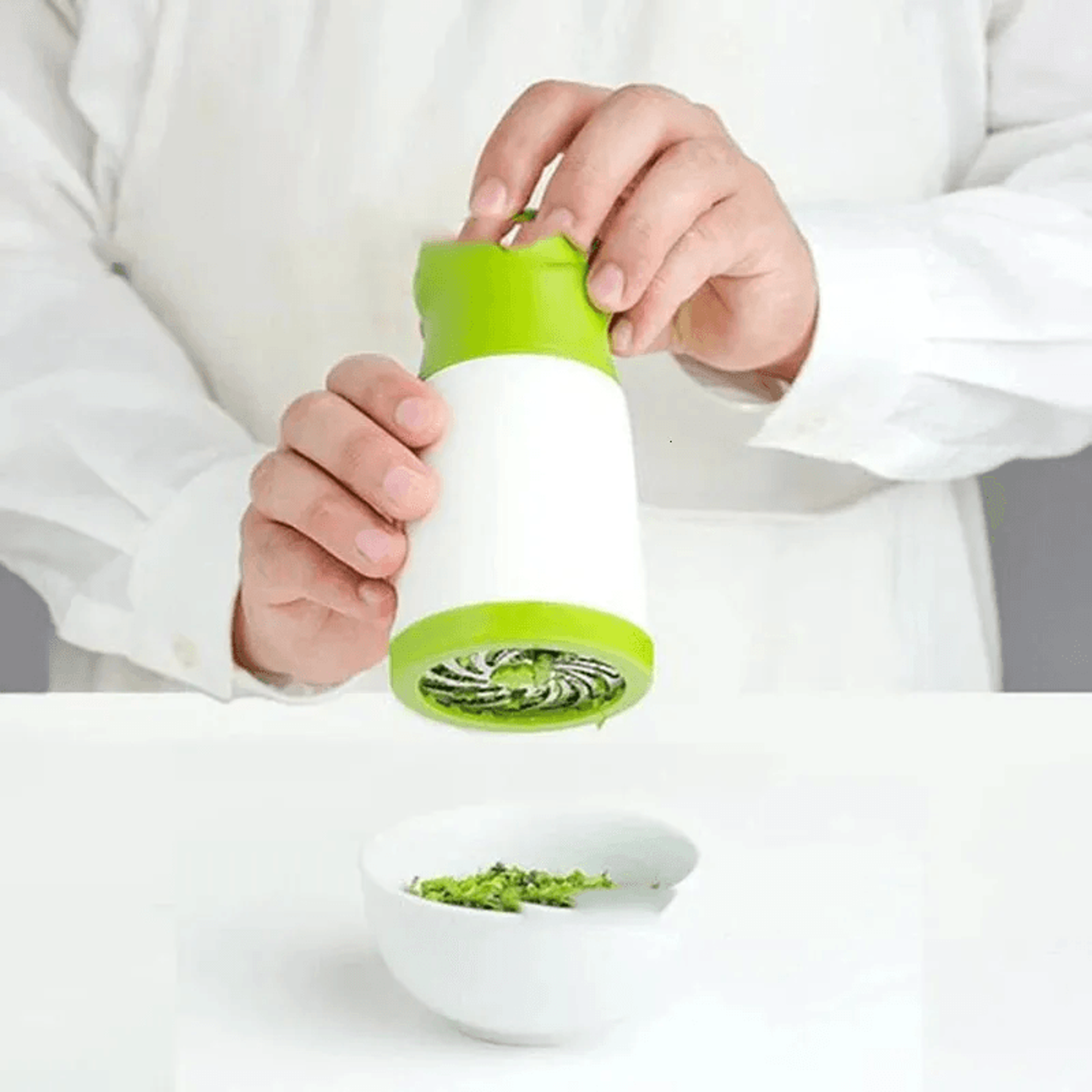 herb grinder parsley chopper manual spice mill for fresh herbs and kitchen prep