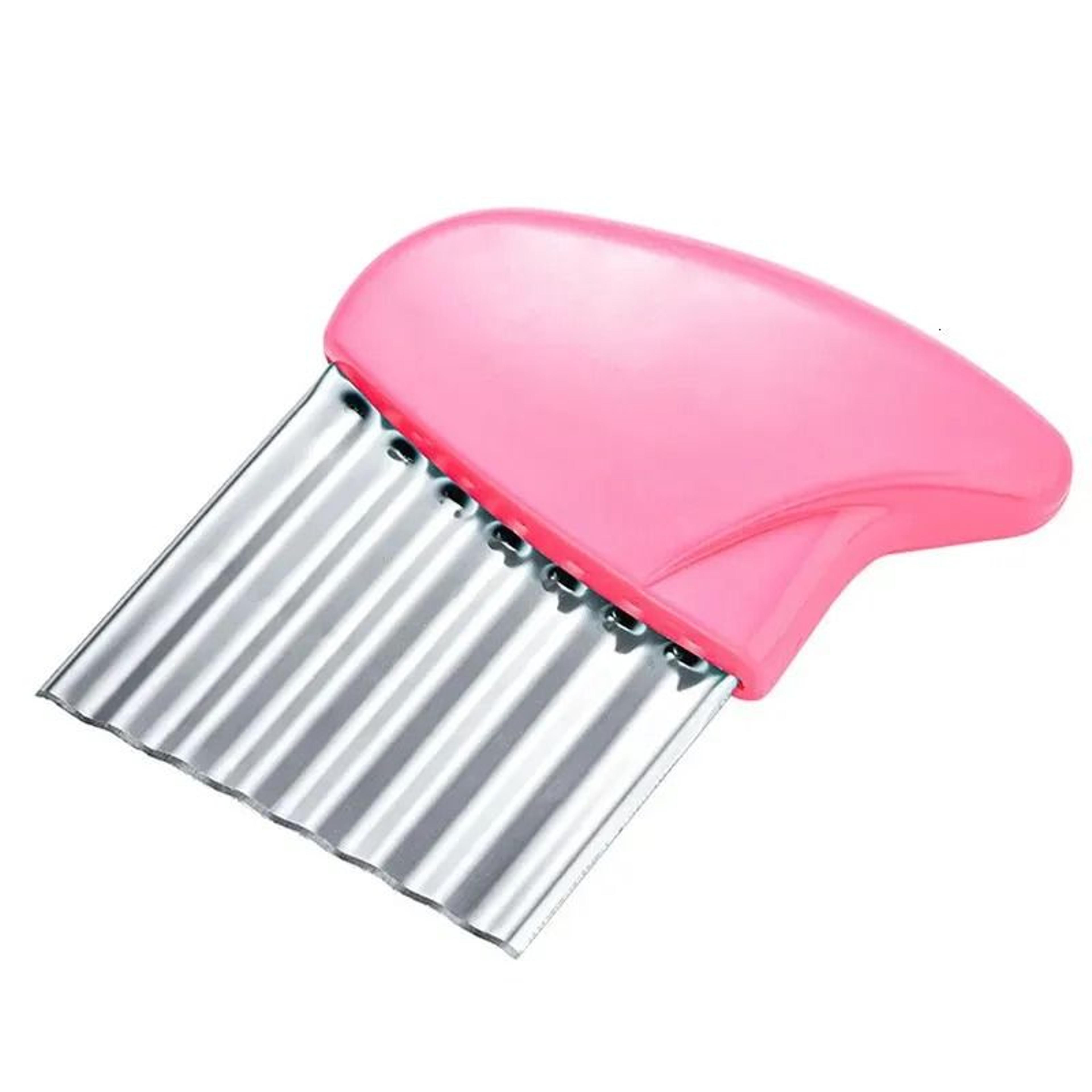 stainless steel crinkle cutter french fry maker potato slicer