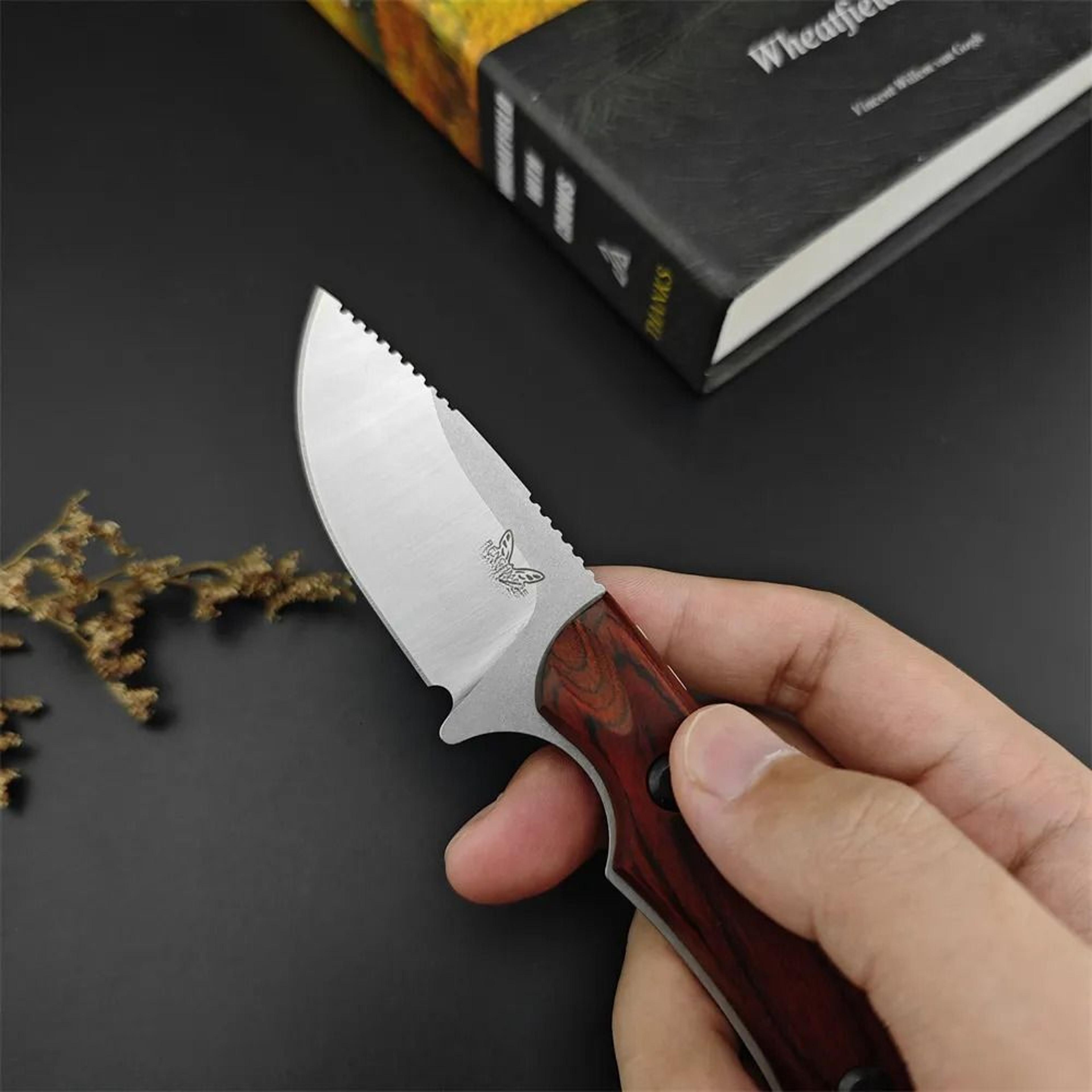hidden canyon hunter mini drop point fixed blade hunting knife