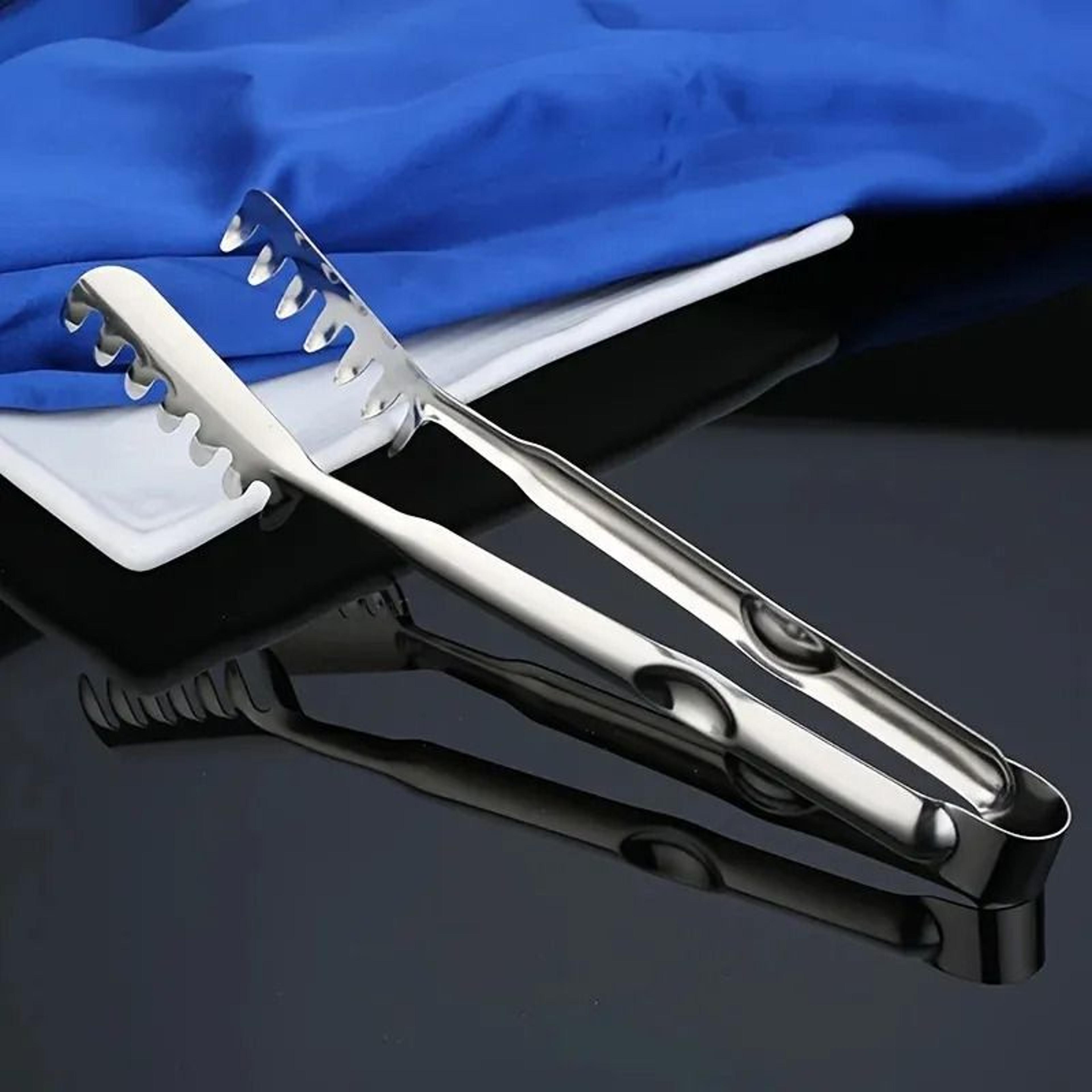 stainless steel pasta tongs spaghetti noodle server kitchen tool