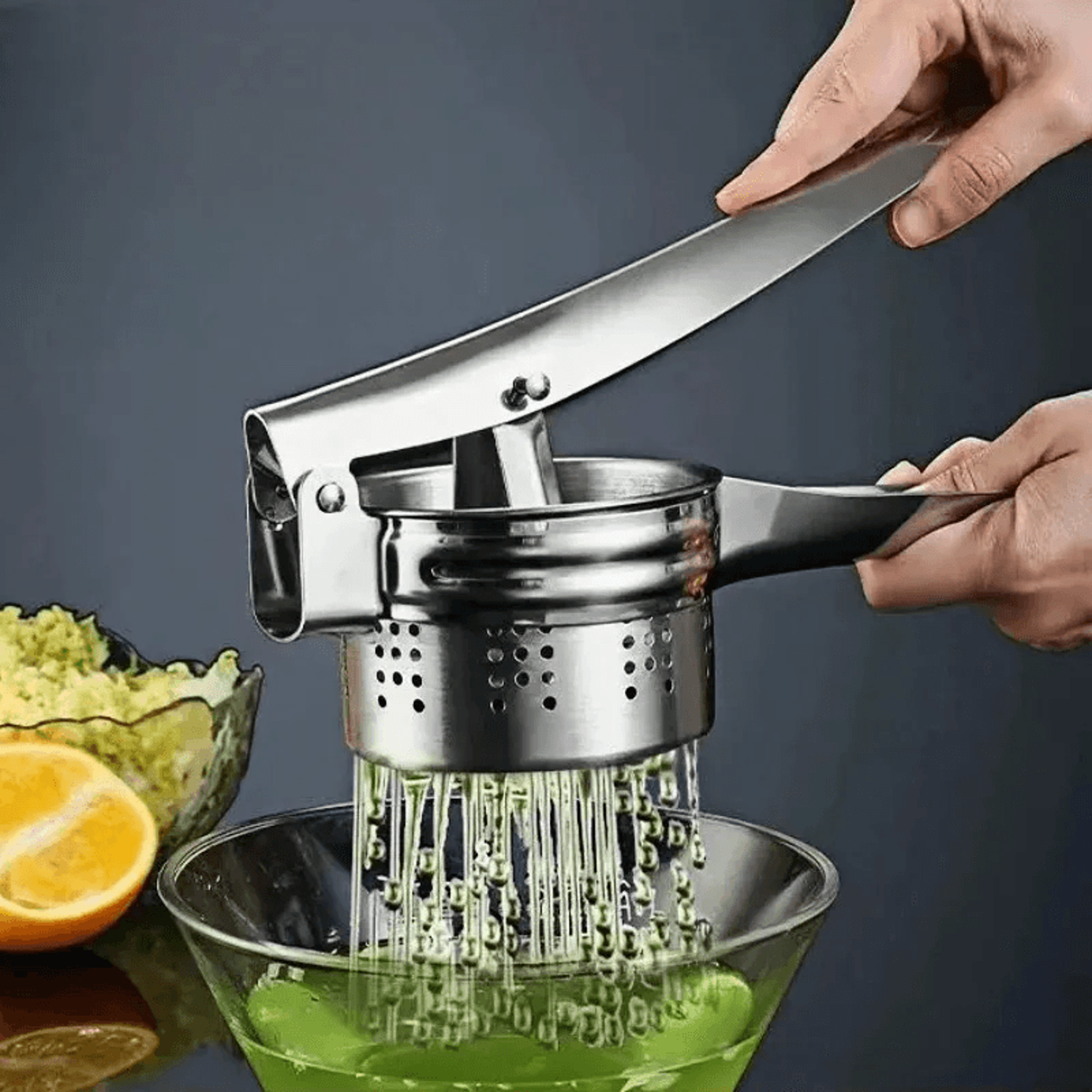 stainless steel manual vegetable water extractor dumpling filling press kitchen squeezer
