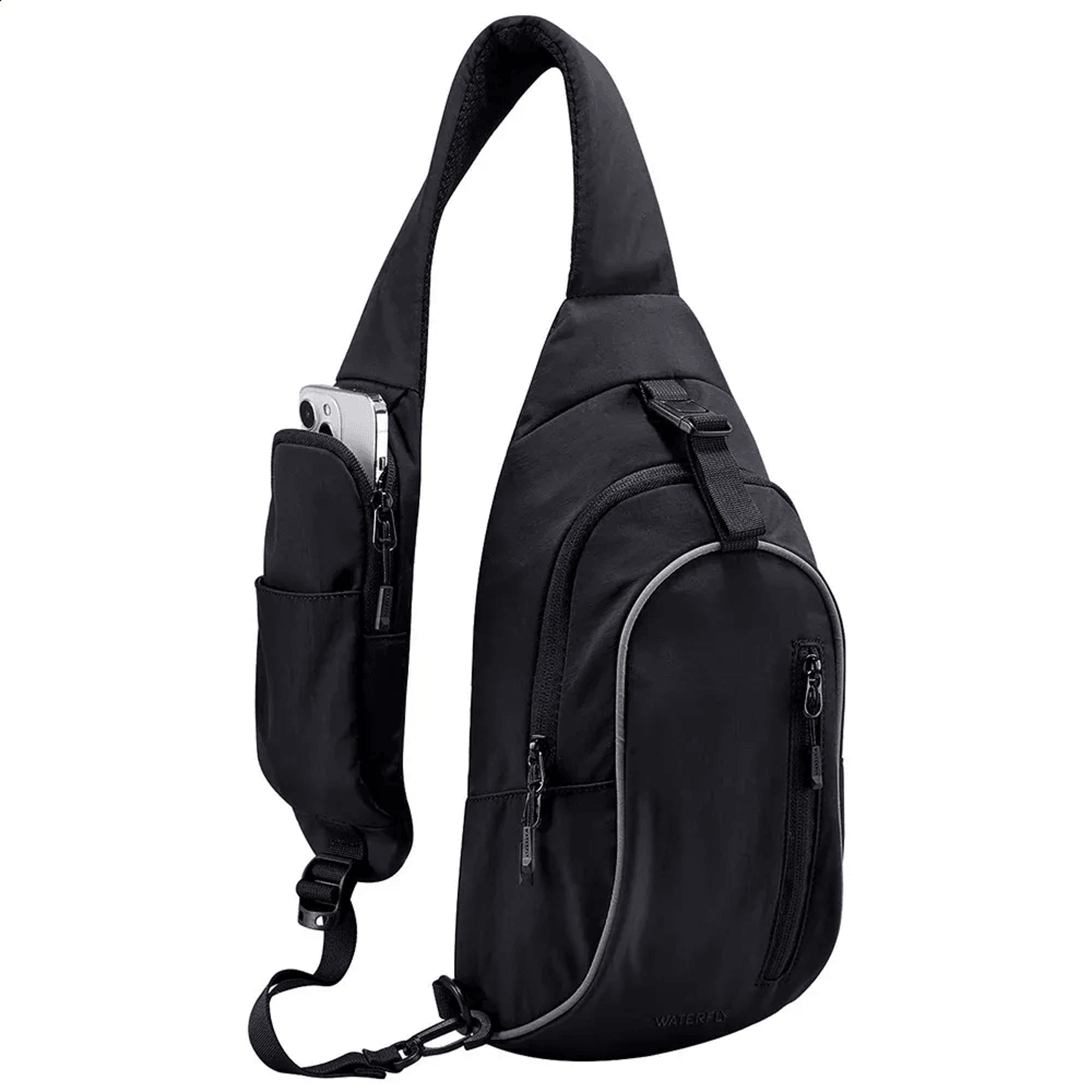 resistant crossbody sling backpack travel hiking chest bag for men women