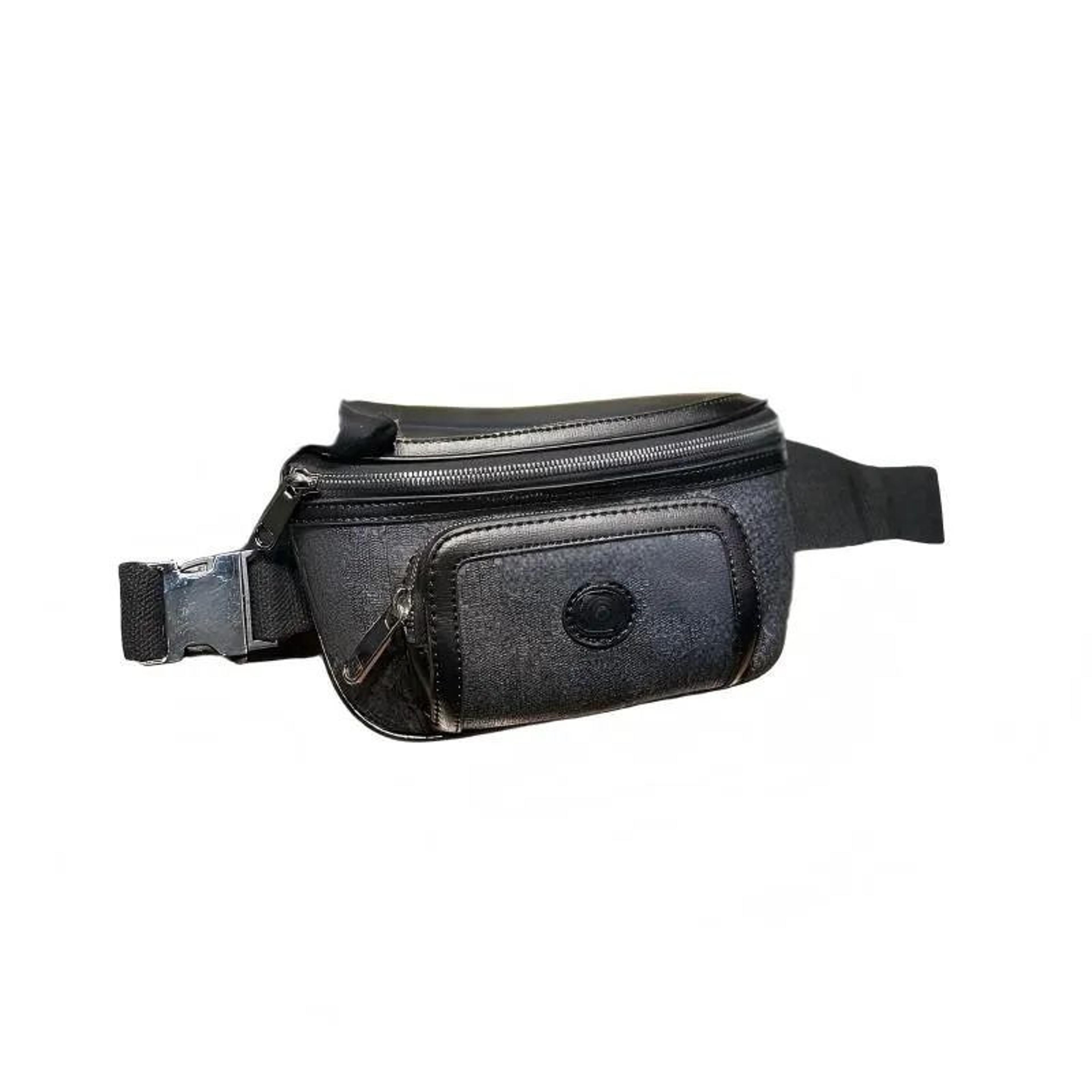 retro monogram waist bag adjustable crossbody fanny pack for men and women